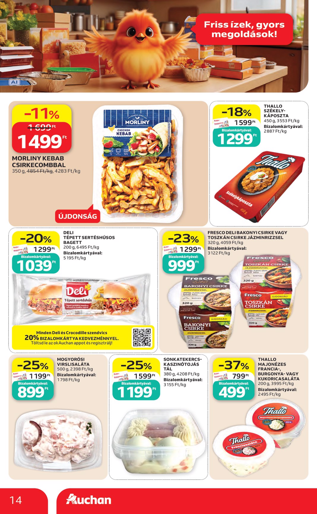 auchan - A jövőbeli Auchan Hipermarket akciós újság csütörtöktől 2026.10.22.-tól szerdától 2026.10.28.-ig érvényes. - page: 14