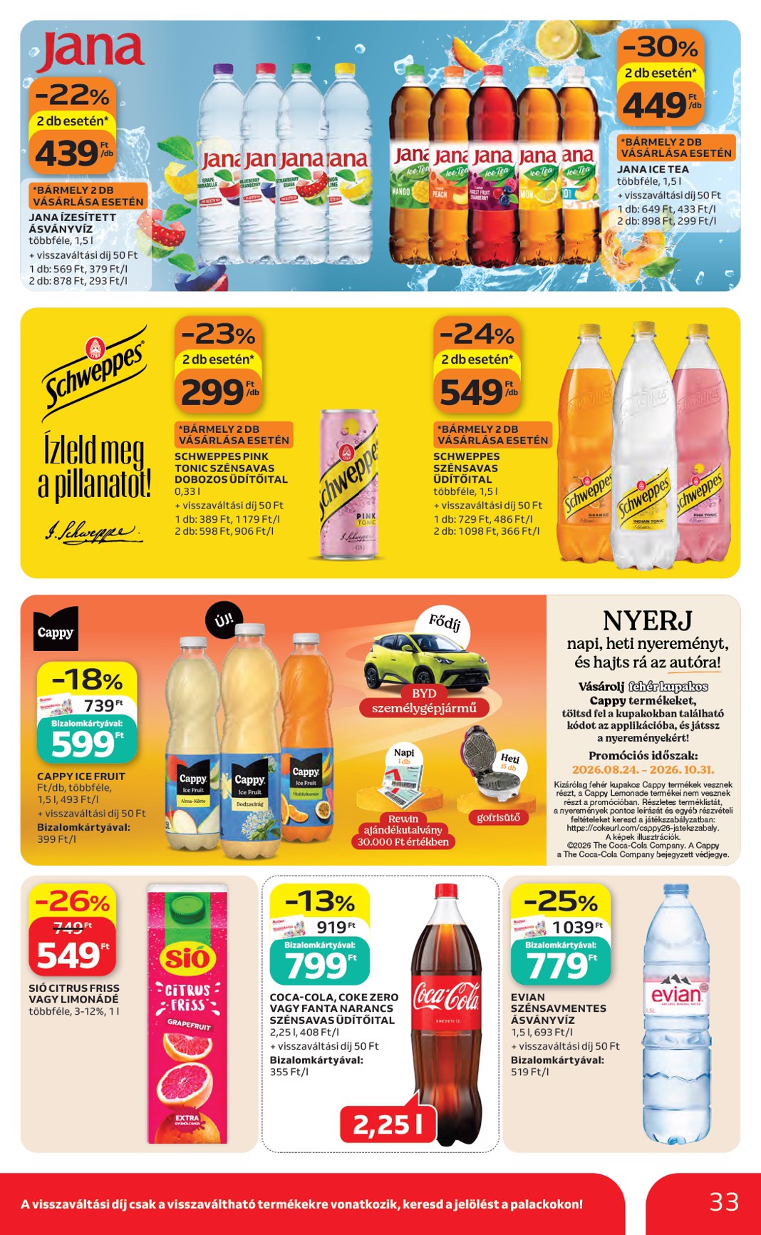 auchan - A jövőbeli Auchan Hipermarket akciós újság csütörtöktől 2026.10.22.-tól szerdától 2026.10.28.-ig érvényes. - page: 33