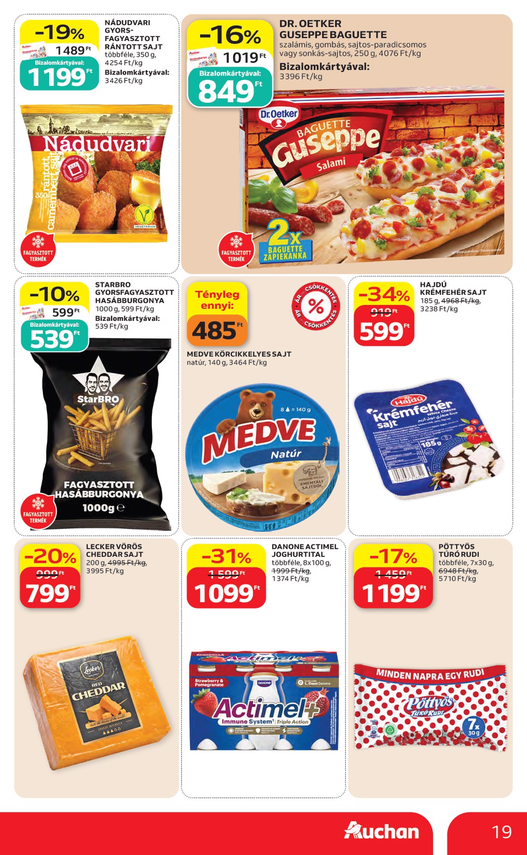 auchan - A jövőbeli Auchan Hipermarket akciós újság csütörtöktől 2026.10.22.-tól szerdától 2026.10.28.-ig érvényes. - page: 19
