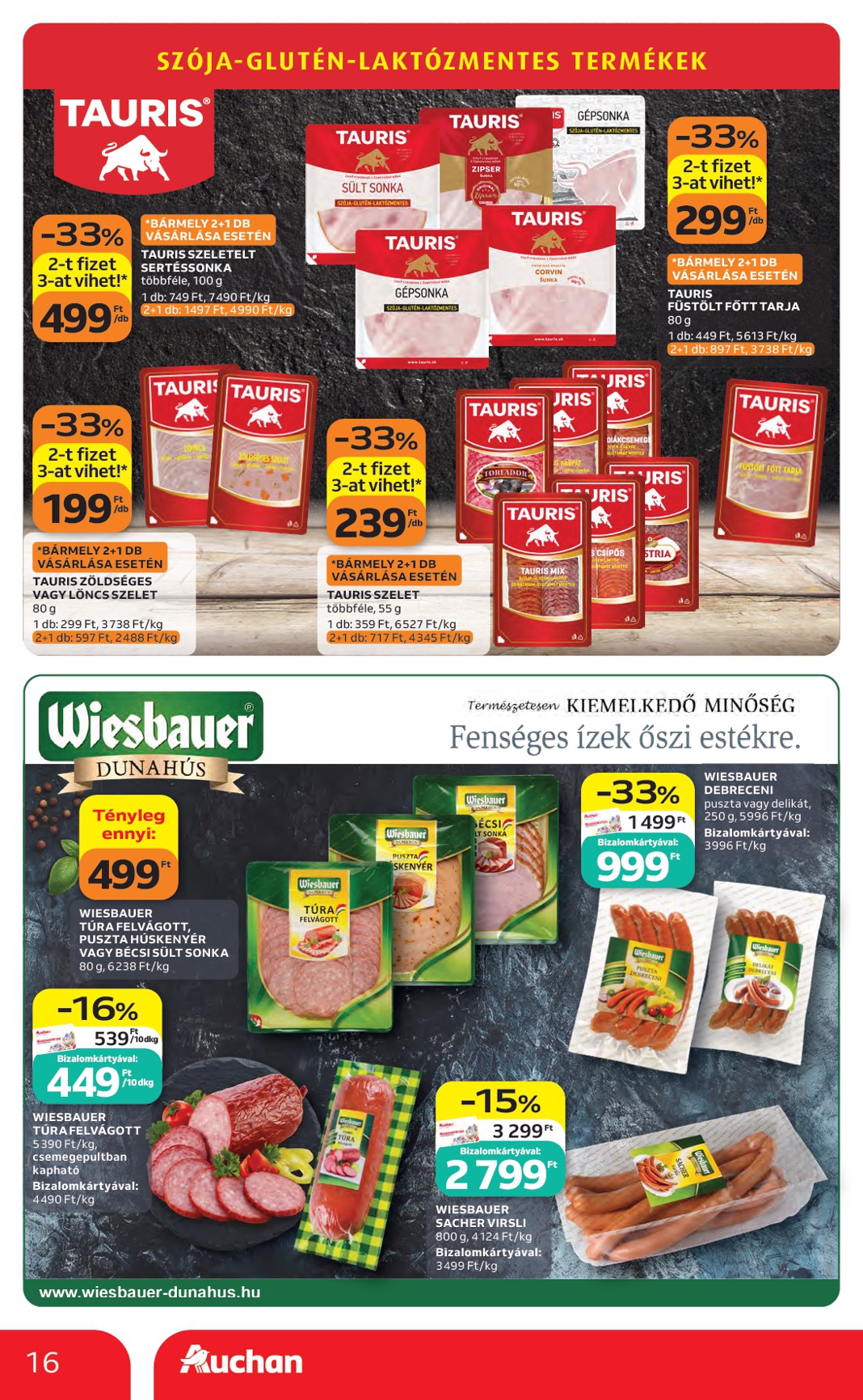 auchan - A jövőbeli Auchan Hipermarket akciós újság csütörtöktől 2026.10.22.-tól szerdától 2026.10.28.-ig érvényes. - page: 16
