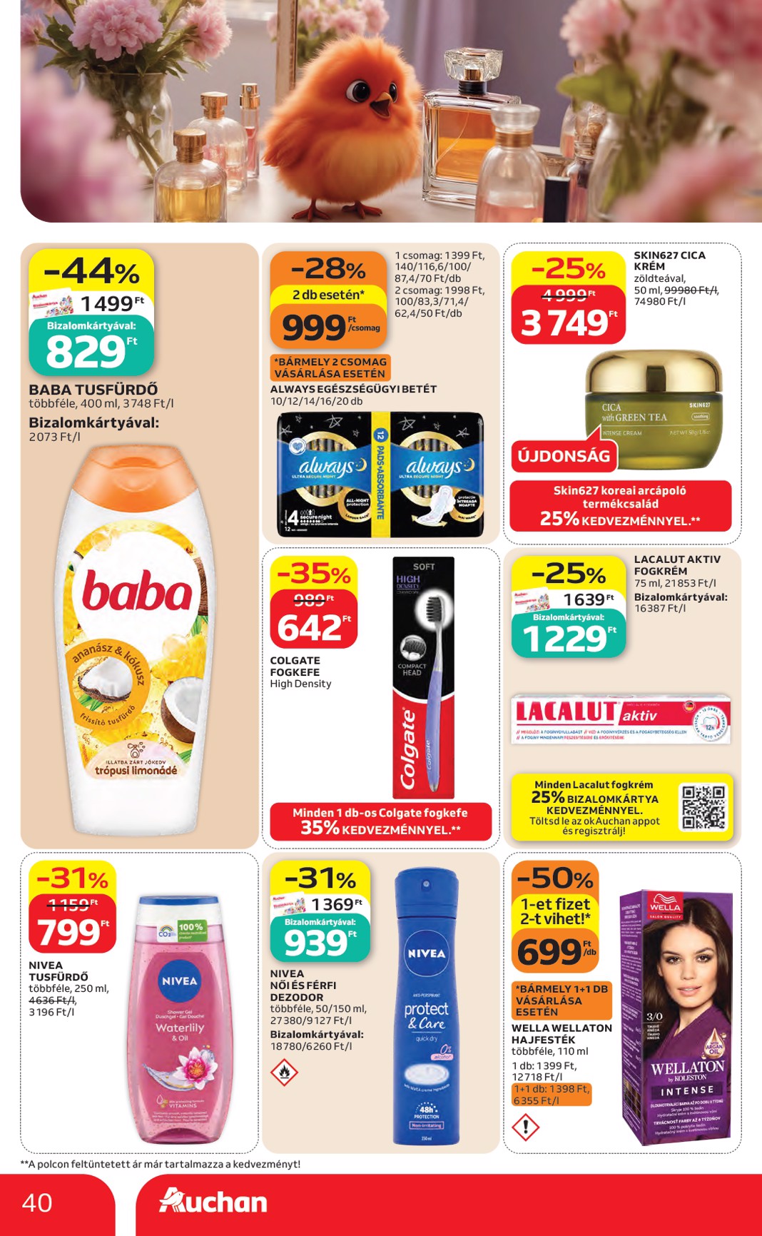 auchan - A jövőbeli Auchan Hipermarket akciós újság csütörtöktől 2026.10.22.-tól szerdától 2026.10.28.-ig érvényes. - page: 40