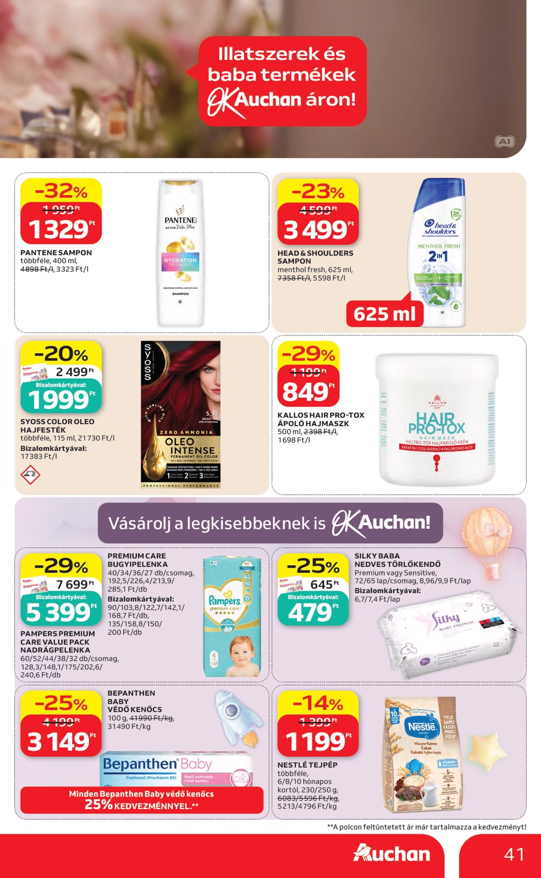 auchan - A jövőbeli Auchan Hipermarket akciós újság csütörtöktől 2026.10.22.-tól szerdától 2026.10.28.-ig érvényes. - page: 41