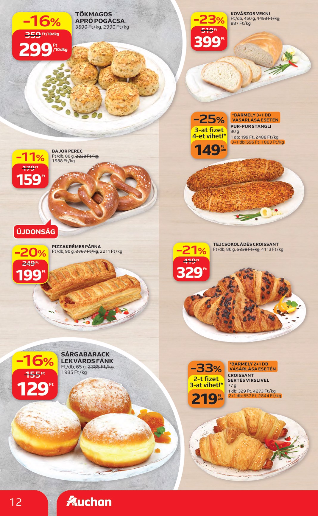 auchan - A jövőbeli Auchan Hipermarket akciós újság csütörtöktől 2026.10.22.-tól szerdától 2026.10.28.-ig érvényes. - page: 12