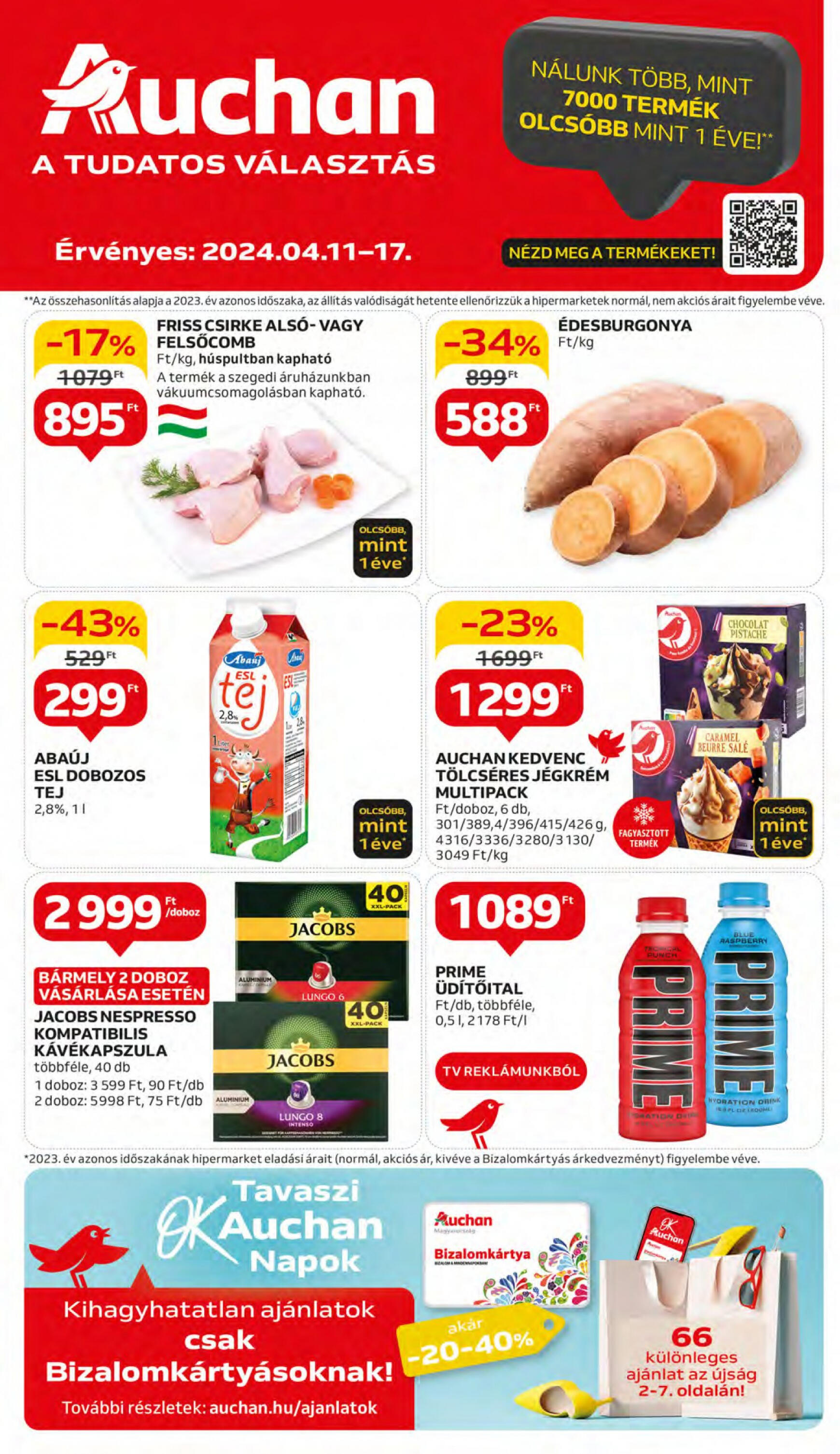 auchan - Aktuális újság Auchan 04.11. - 04.17. - page: 1
