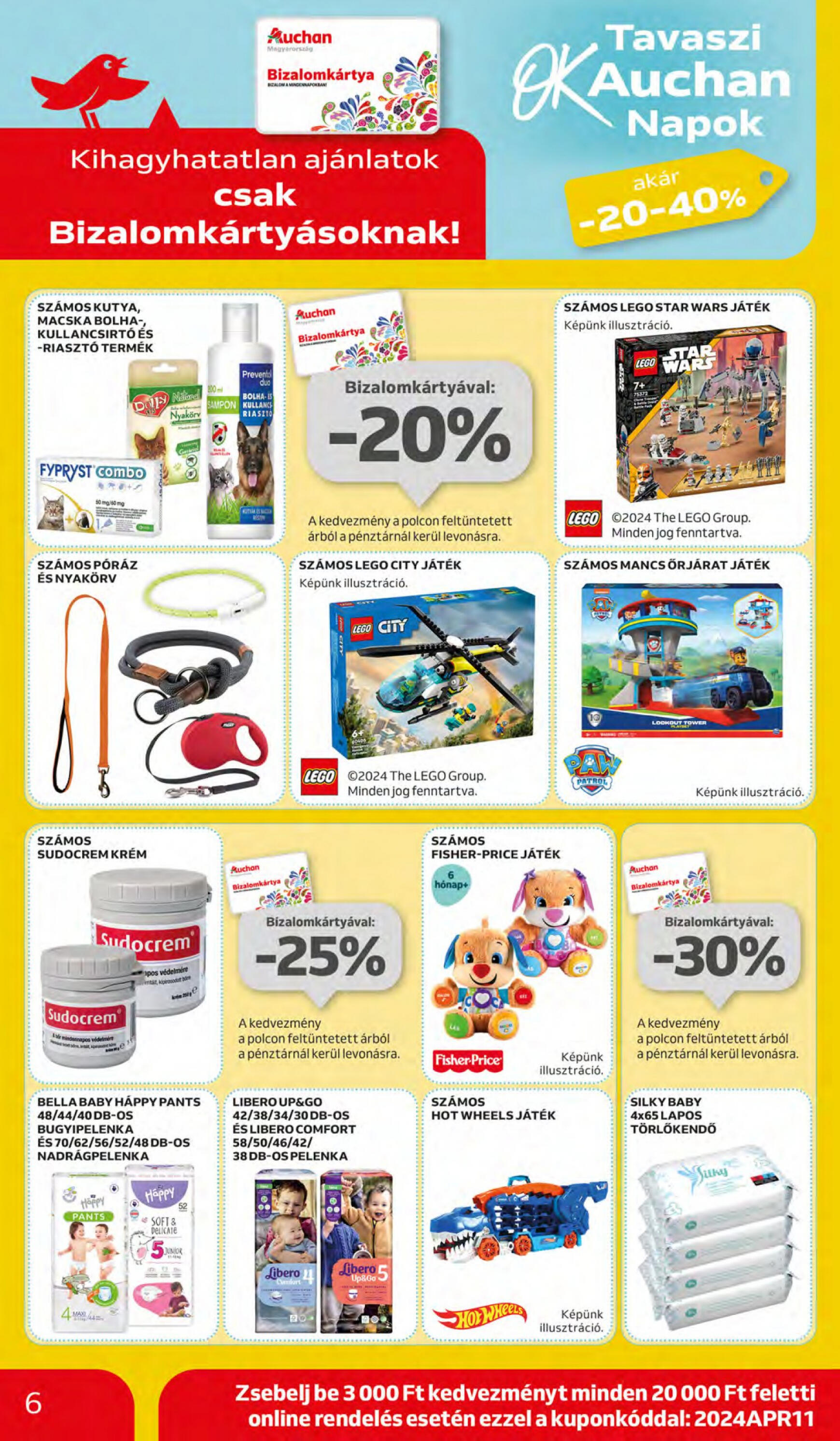 auchan - Aktuális újság Auchan 04.11. - 04.17. - page: 6