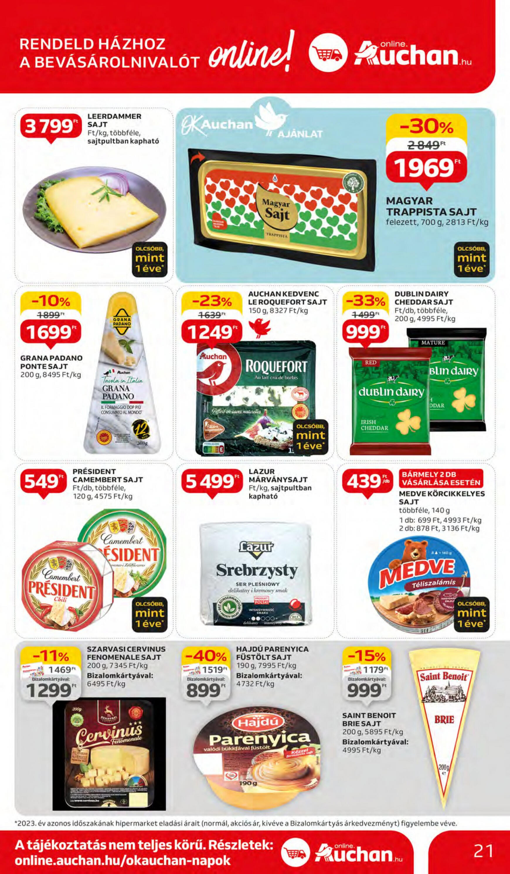 auchan - Aktuális újság Auchan 04.11. - 04.17. - page: 21
