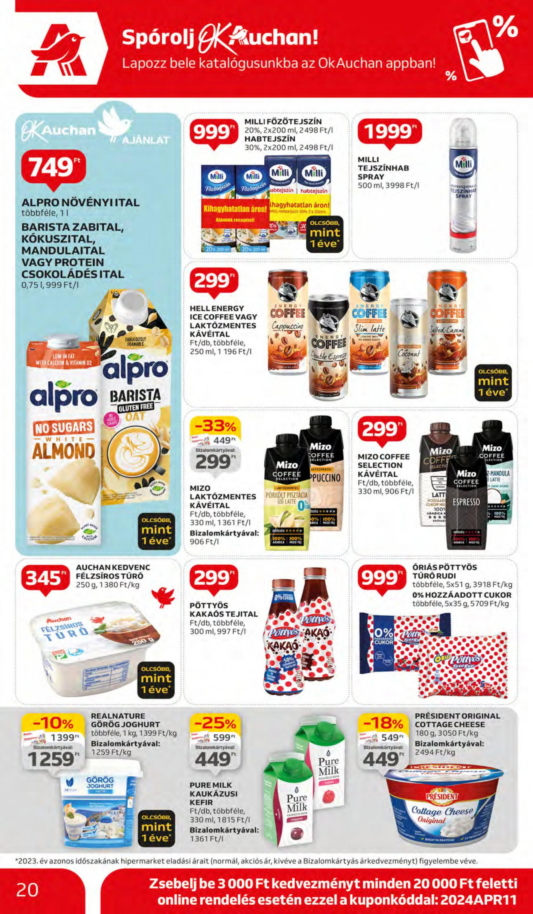 auchan - Aktuális újság Auchan 04.11. - 04.17. - page: 20
