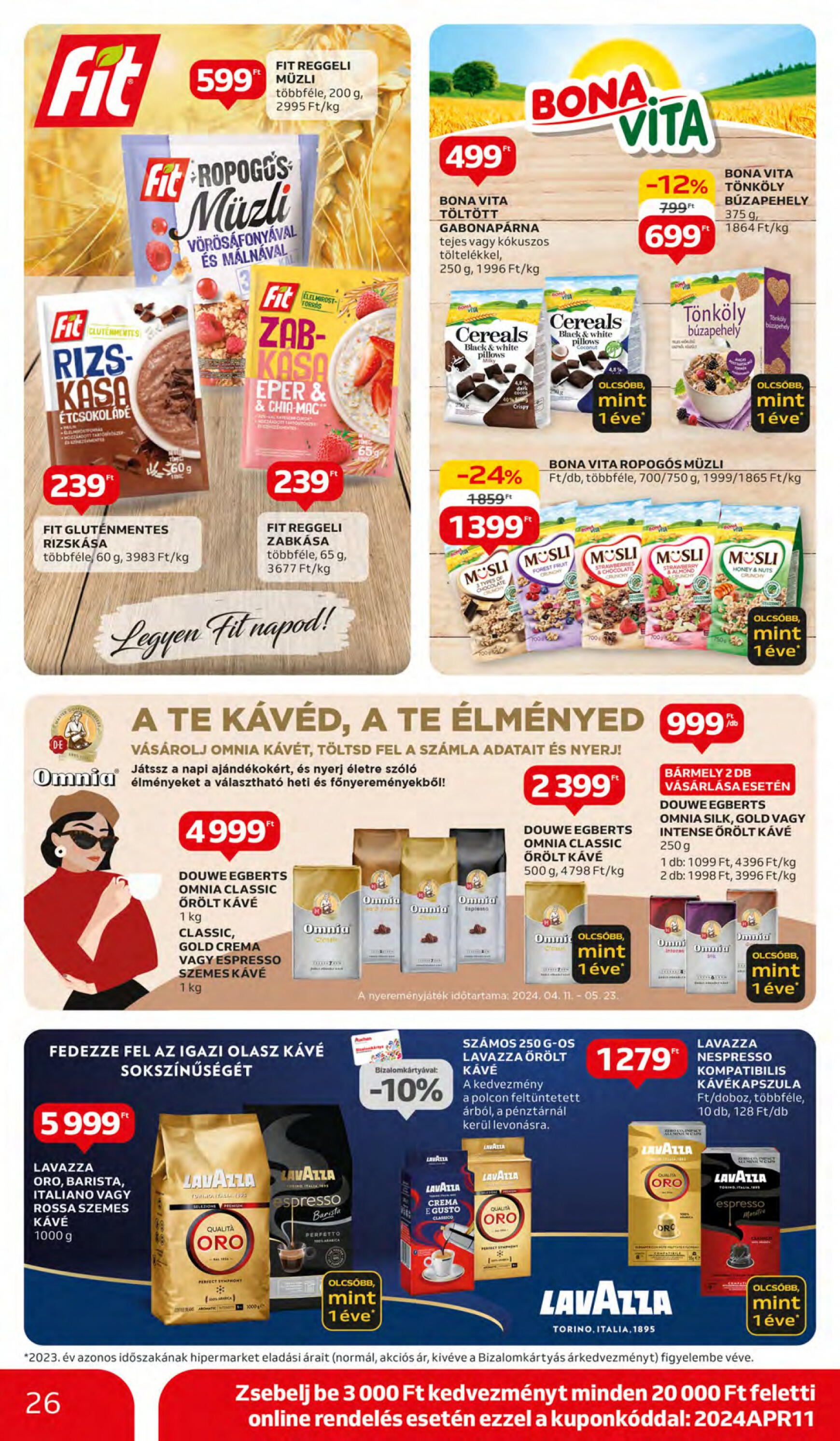 auchan - Aktuális újság Auchan 04.11. - 04.17. - page: 26