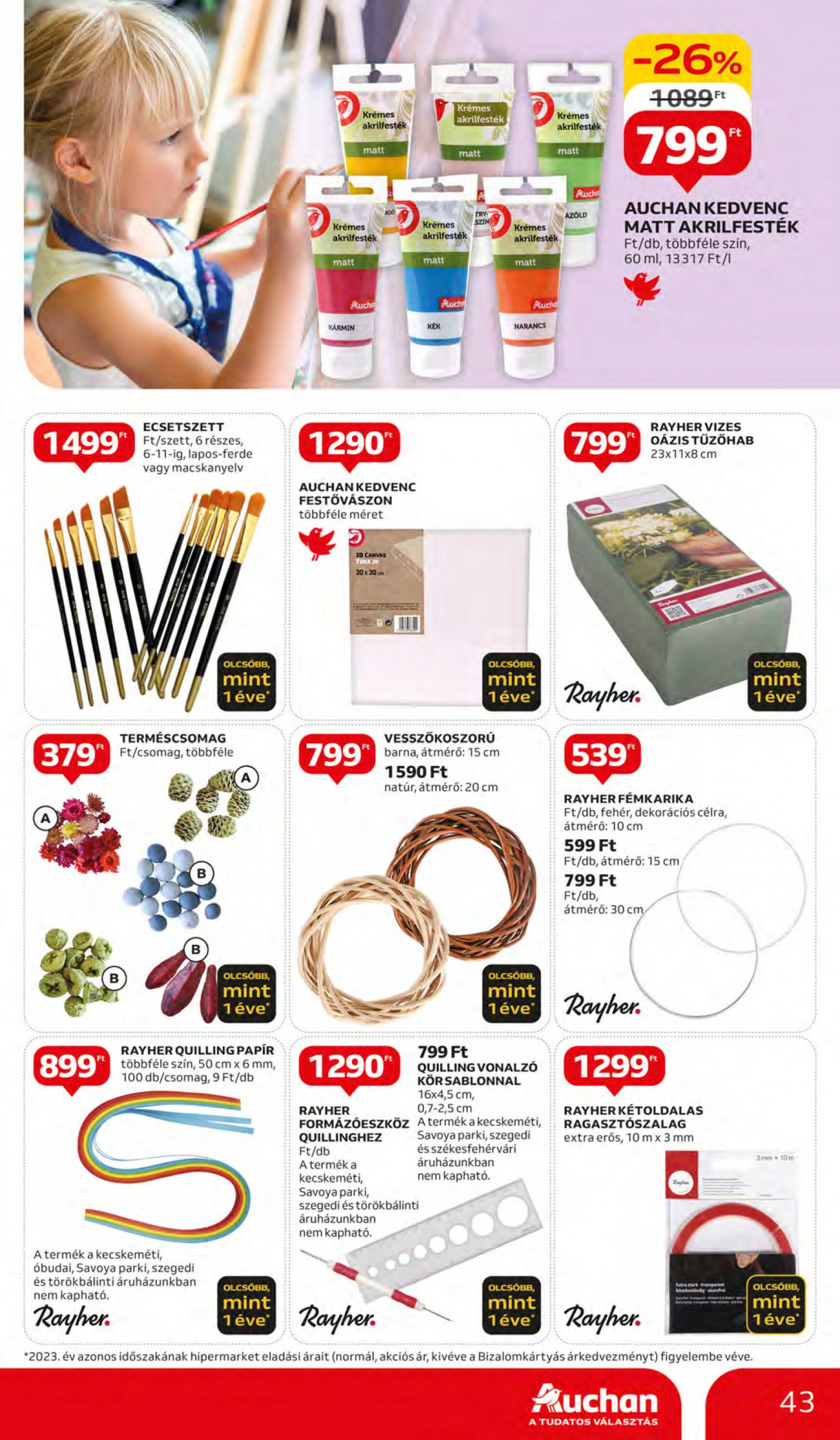 auchan - Aktuális újság Auchan 04.11. - 04.17. - page: 43