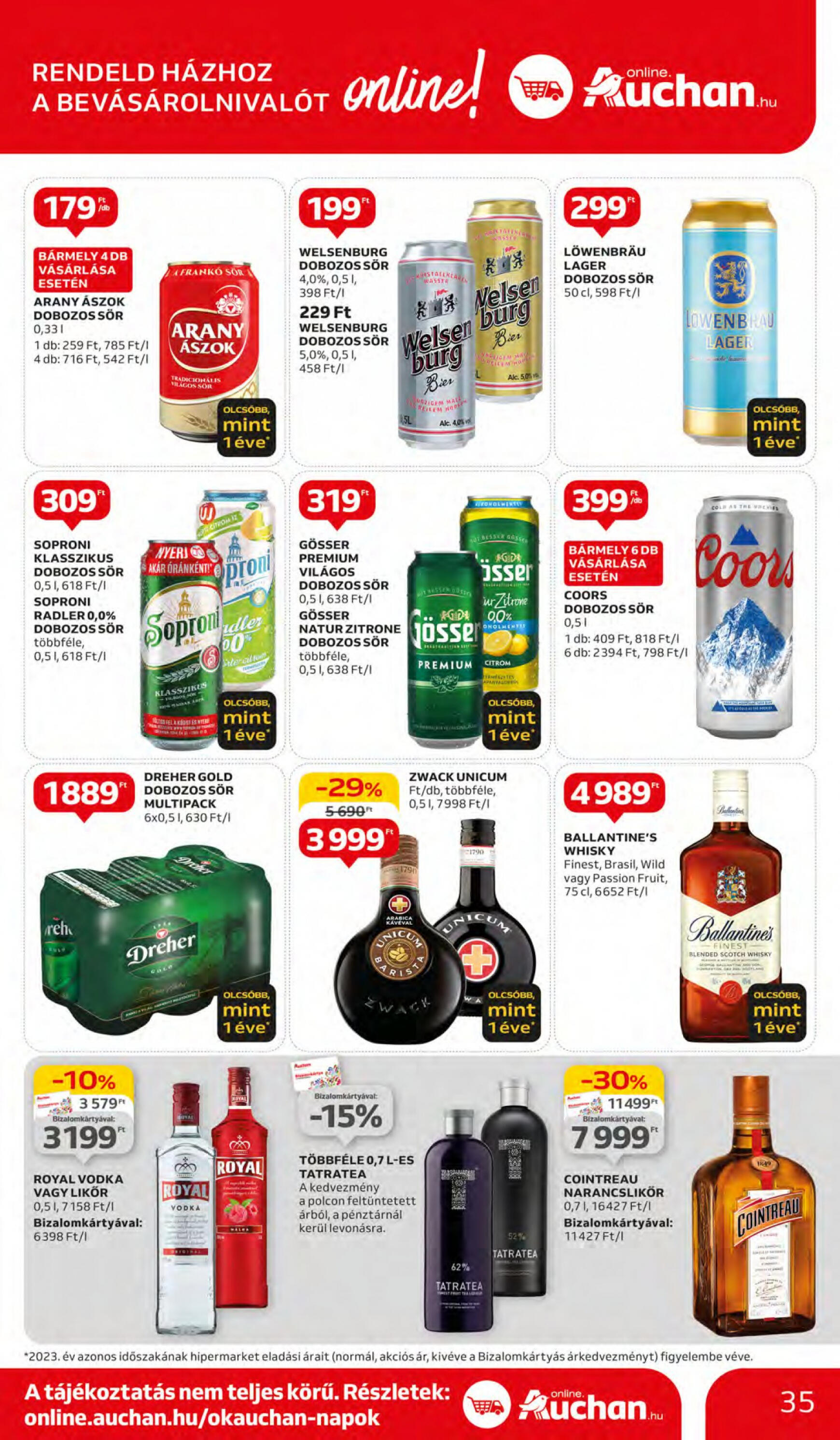 auchan - Aktuális újság Auchan 04.11. - 04.17. - page: 35