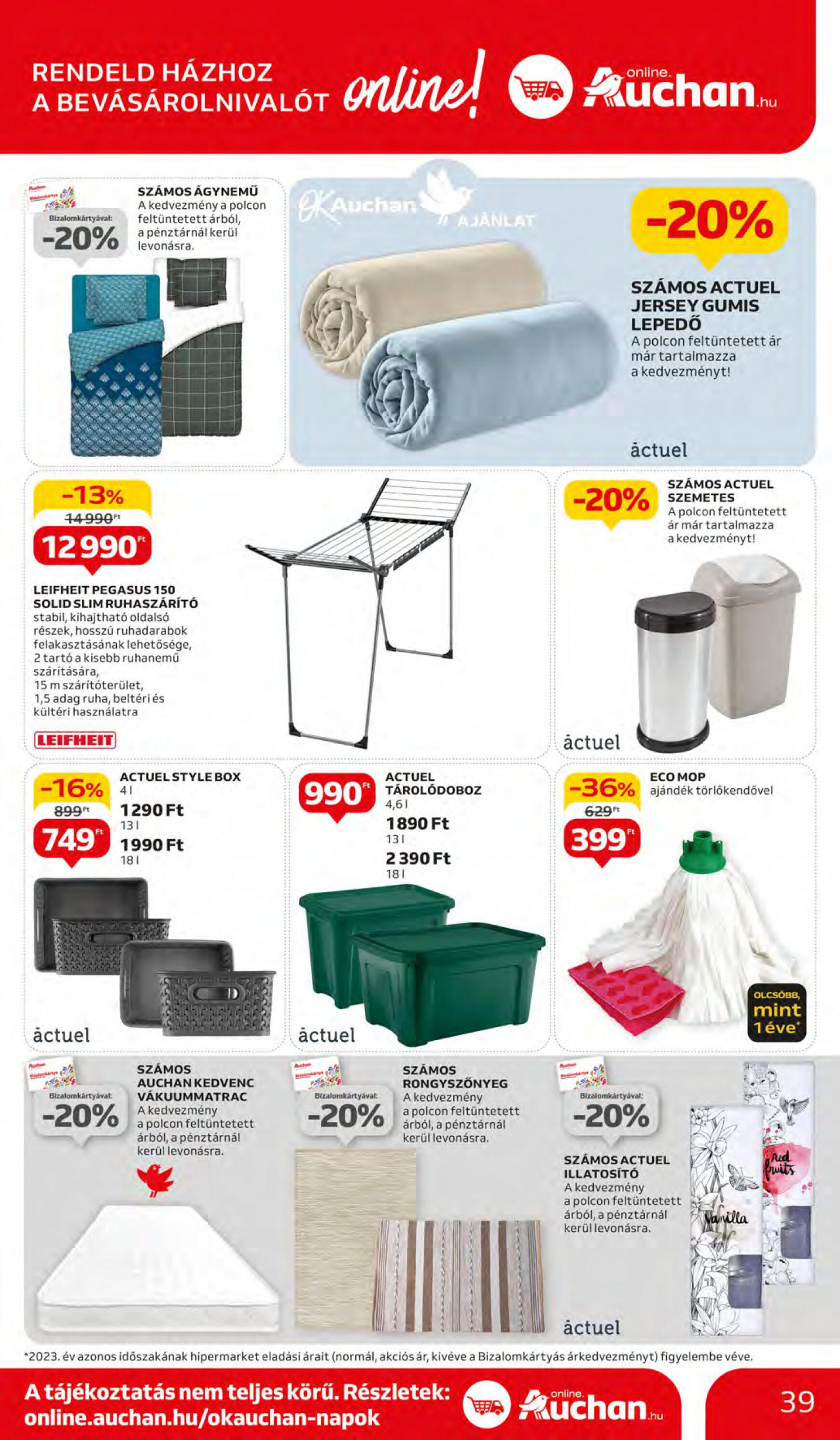 auchan - Aktuális újság Auchan 04.11. - 04.17. - page: 39