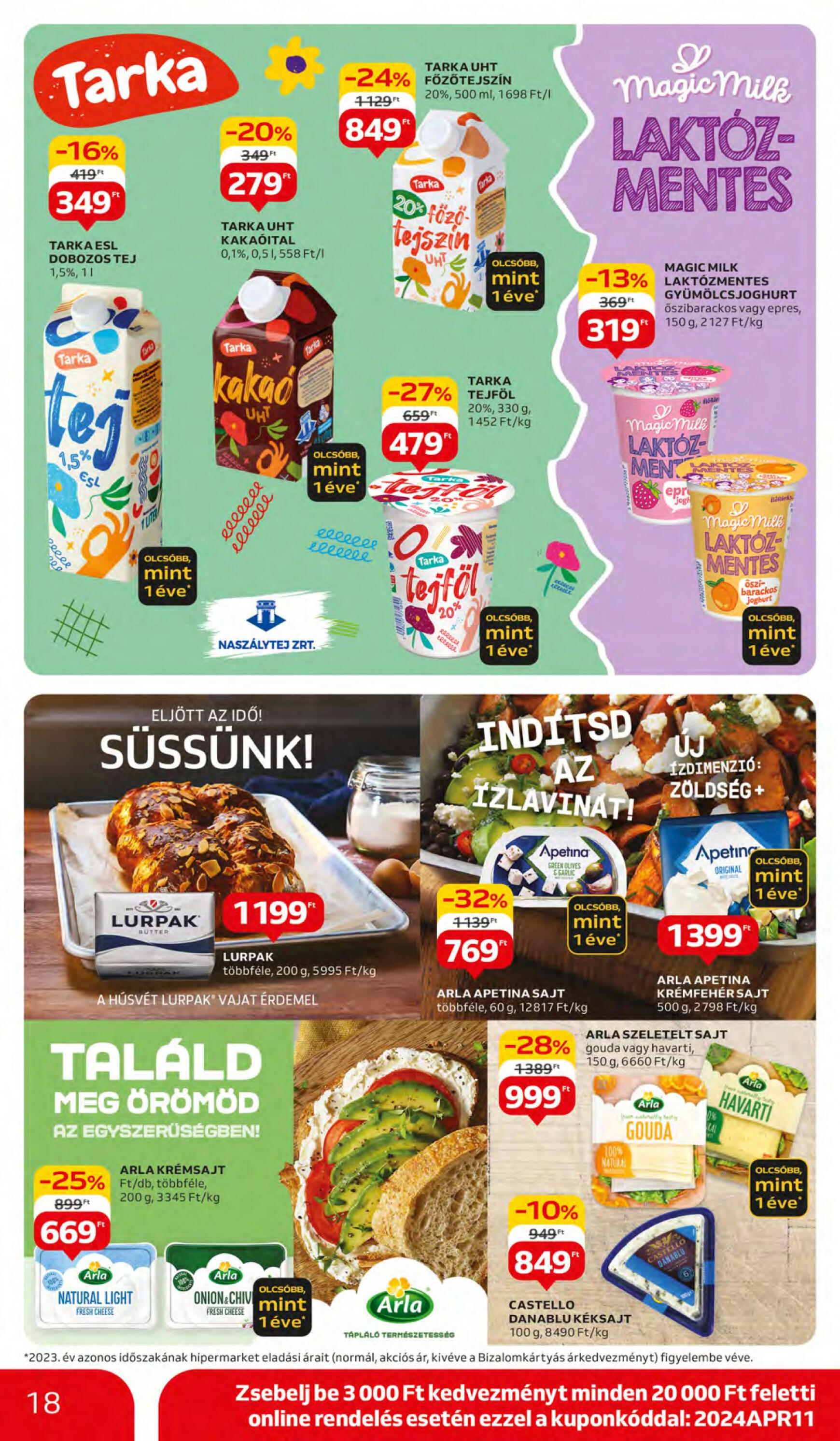 auchan - Aktuális újság Auchan 04.11. - 04.17. - page: 18