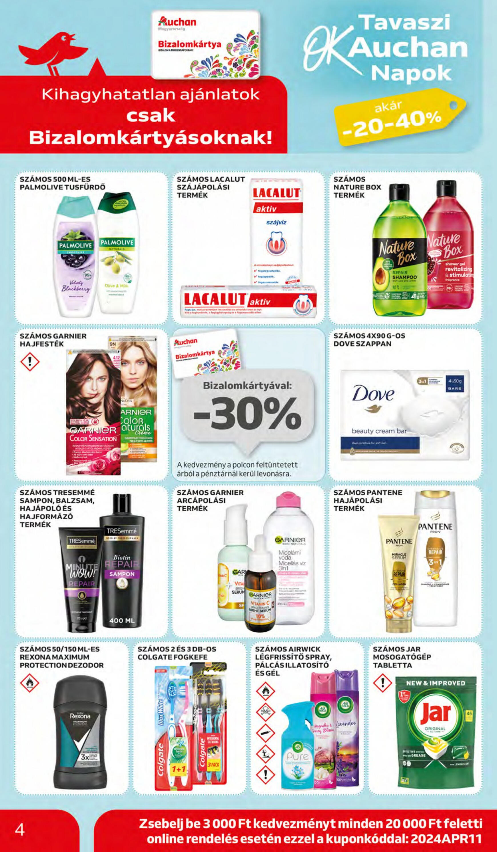 auchan - Aktuális újság Auchan 04.11. - 04.17. - page: 4