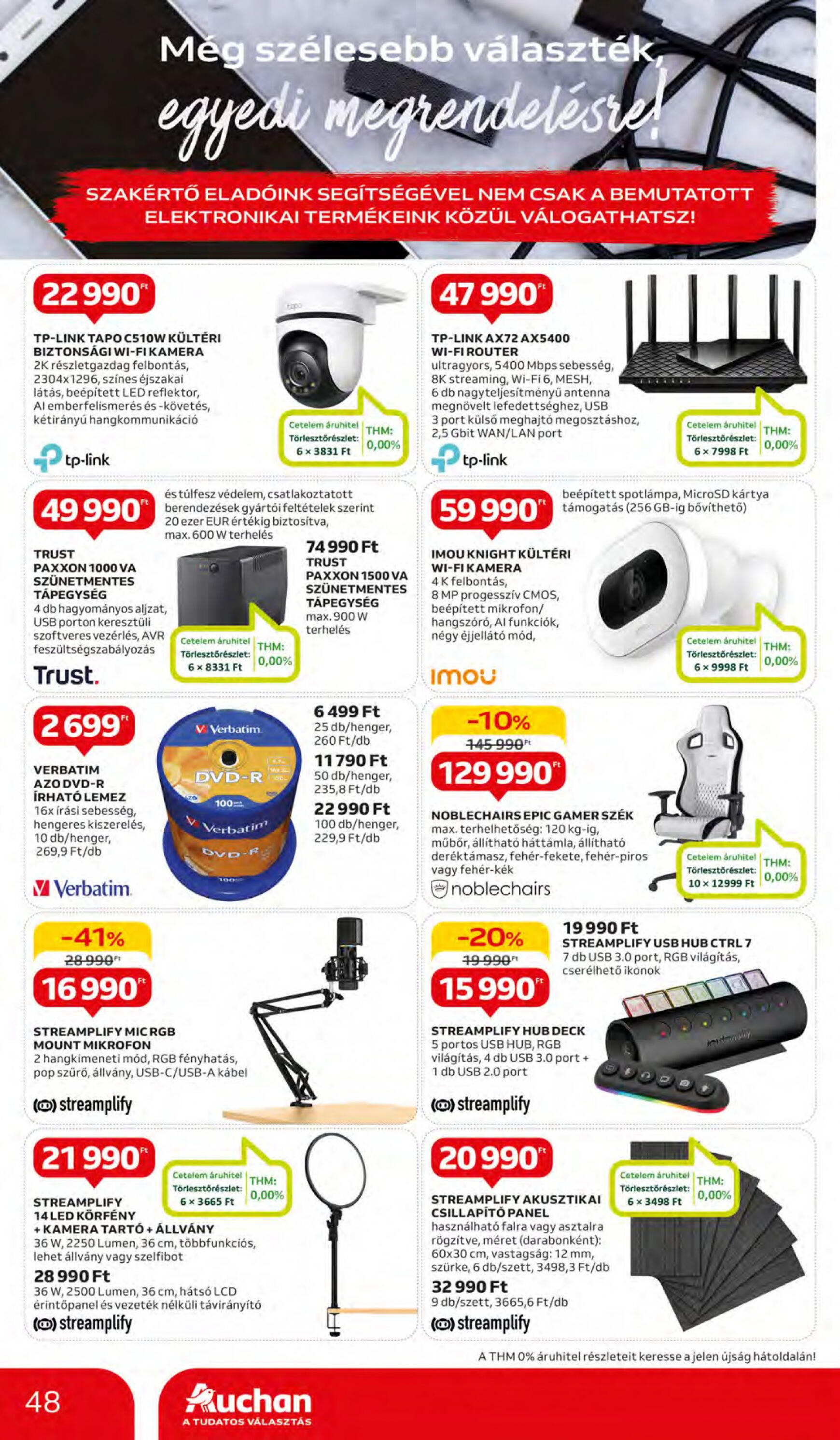 auchan - Aktuális újság Auchan 04.11. - 04.17. - page: 48