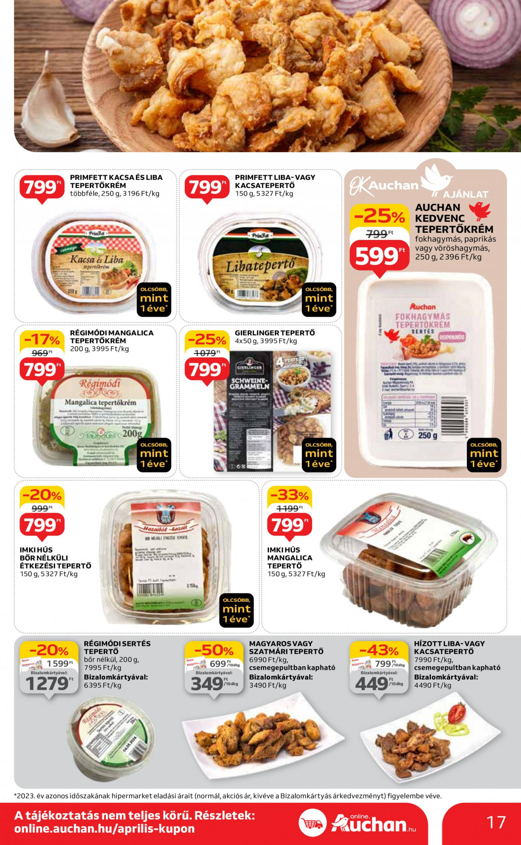 auchan - Aktuális újság Auchan 04.18. - 04.24. - page: 17