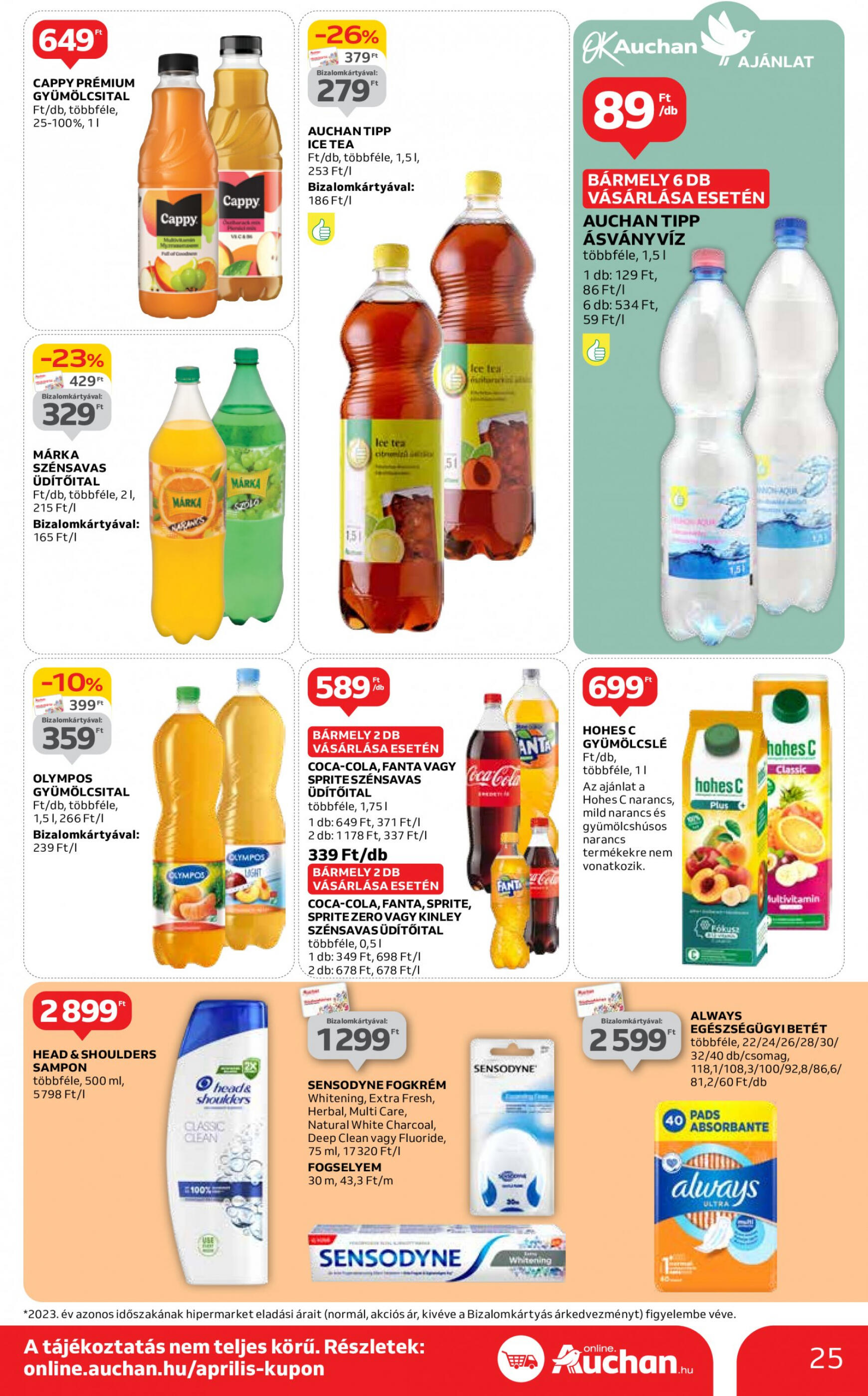 auchan - Aktuális újság Auchan 04.18. - 04.24. - page: 25