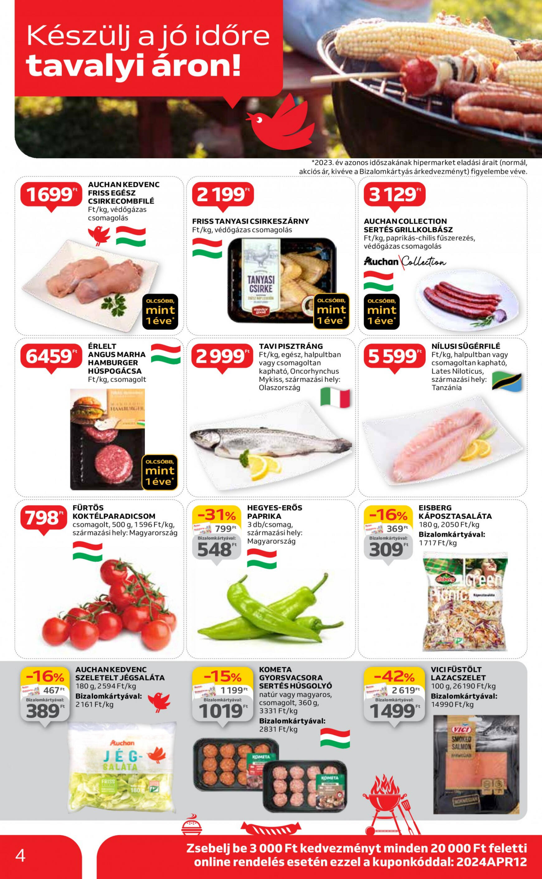auchan - Aktuális újság Auchan 04.18. - 04.24. - page: 4