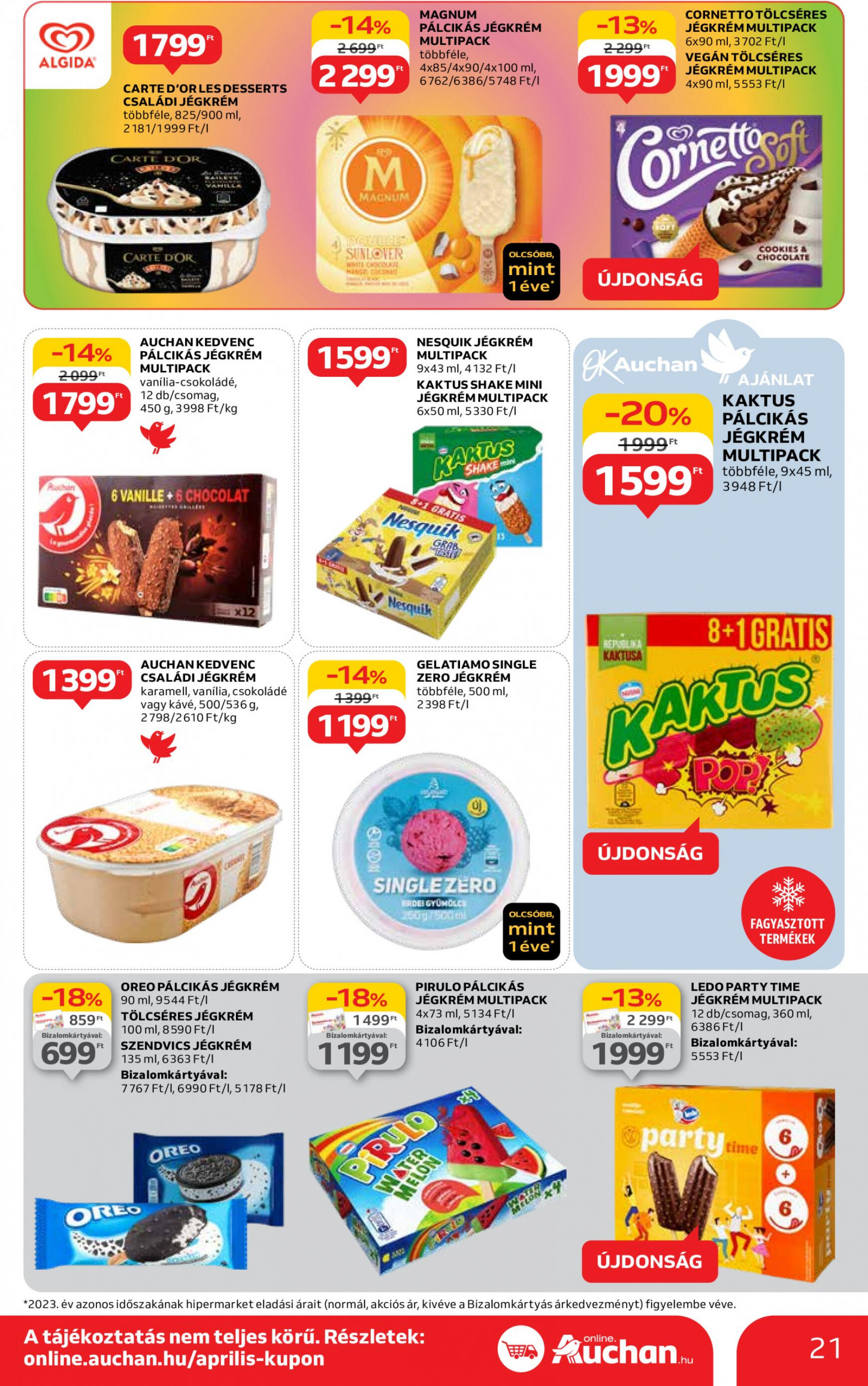 auchan - Aktuális újság Auchan 04.18. - 04.24. - page: 21