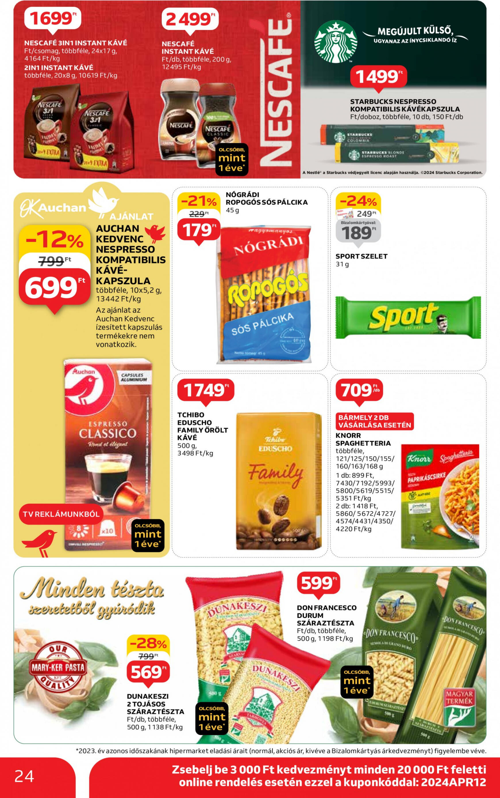 auchan - Aktuális újság Auchan 04.18. - 04.24. - page: 24