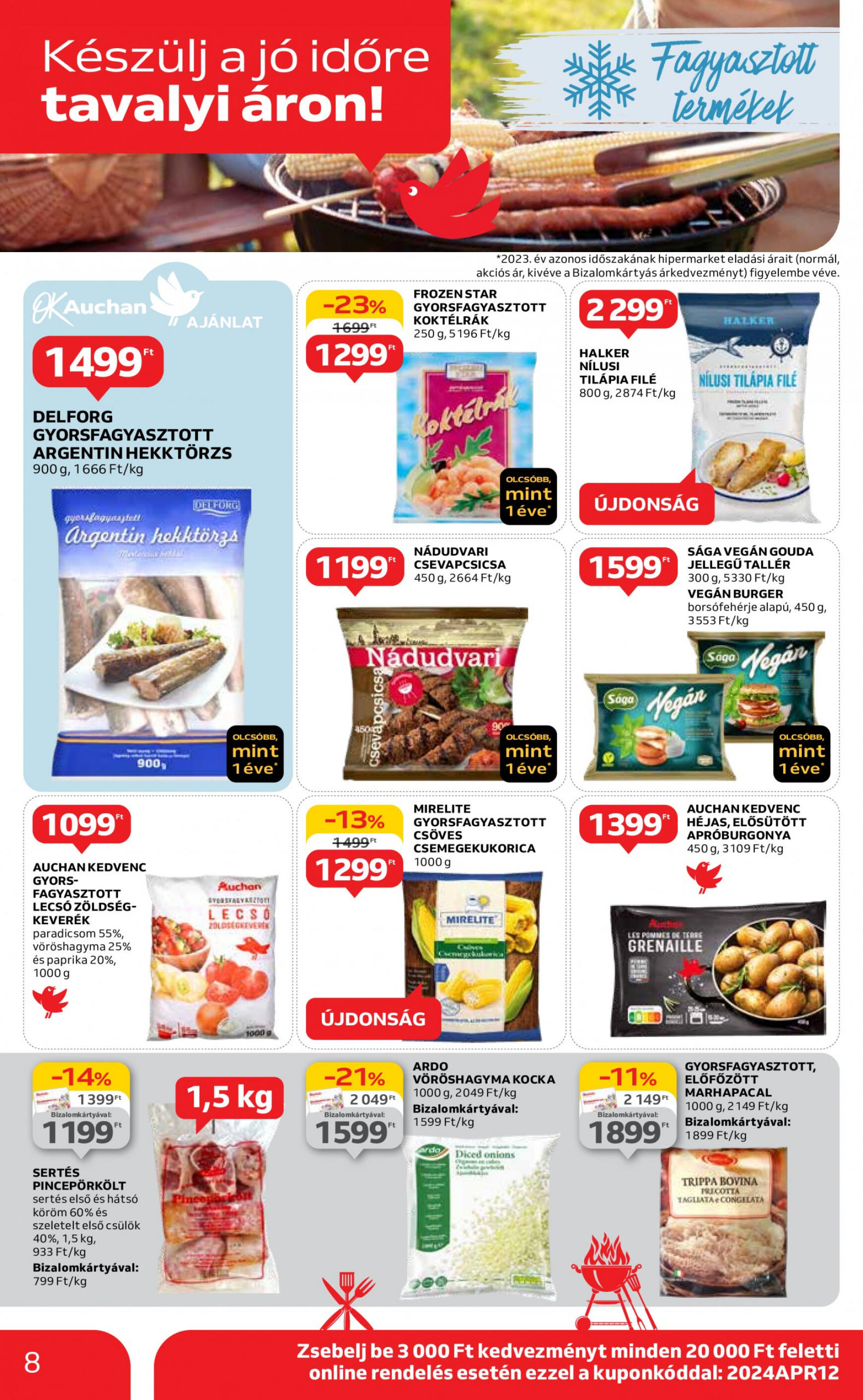 auchan - Aktuális újság Auchan 04.18. - 04.24. - page: 8