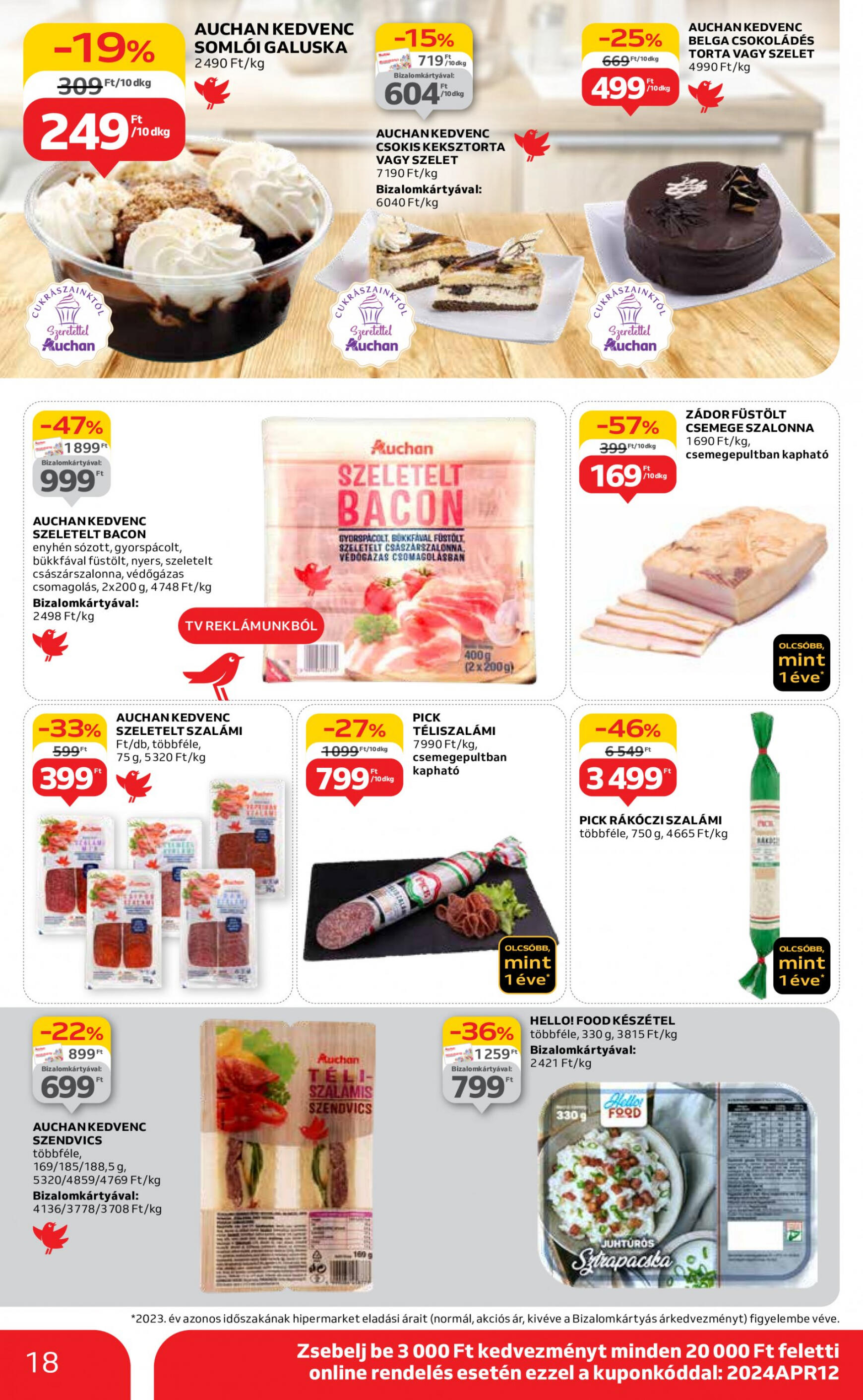 auchan - Aktuális újság Auchan 04.18. - 04.24. - page: 18