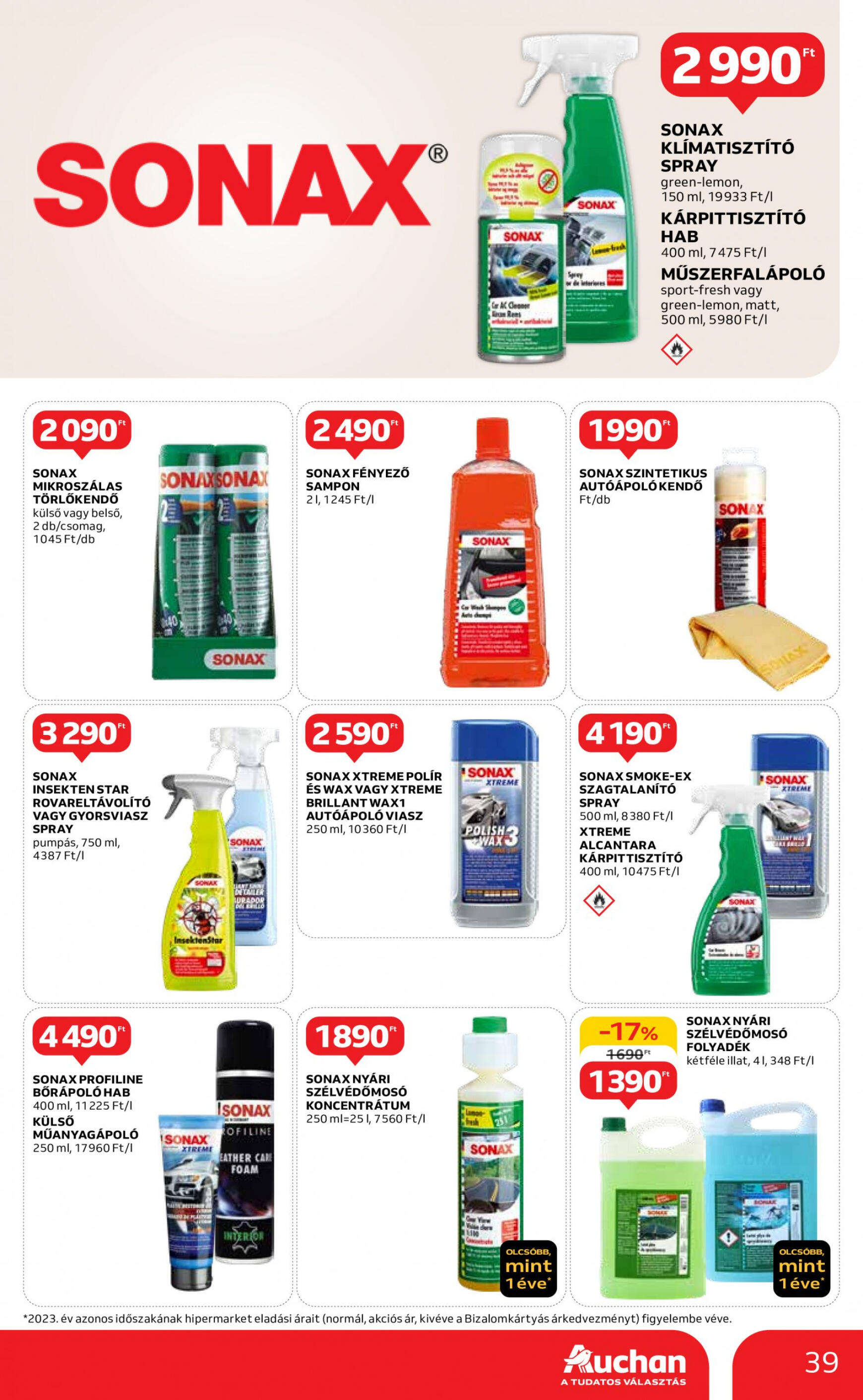 auchan - Aktuális újság Auchan 04.18. - 04.24. - page: 39
