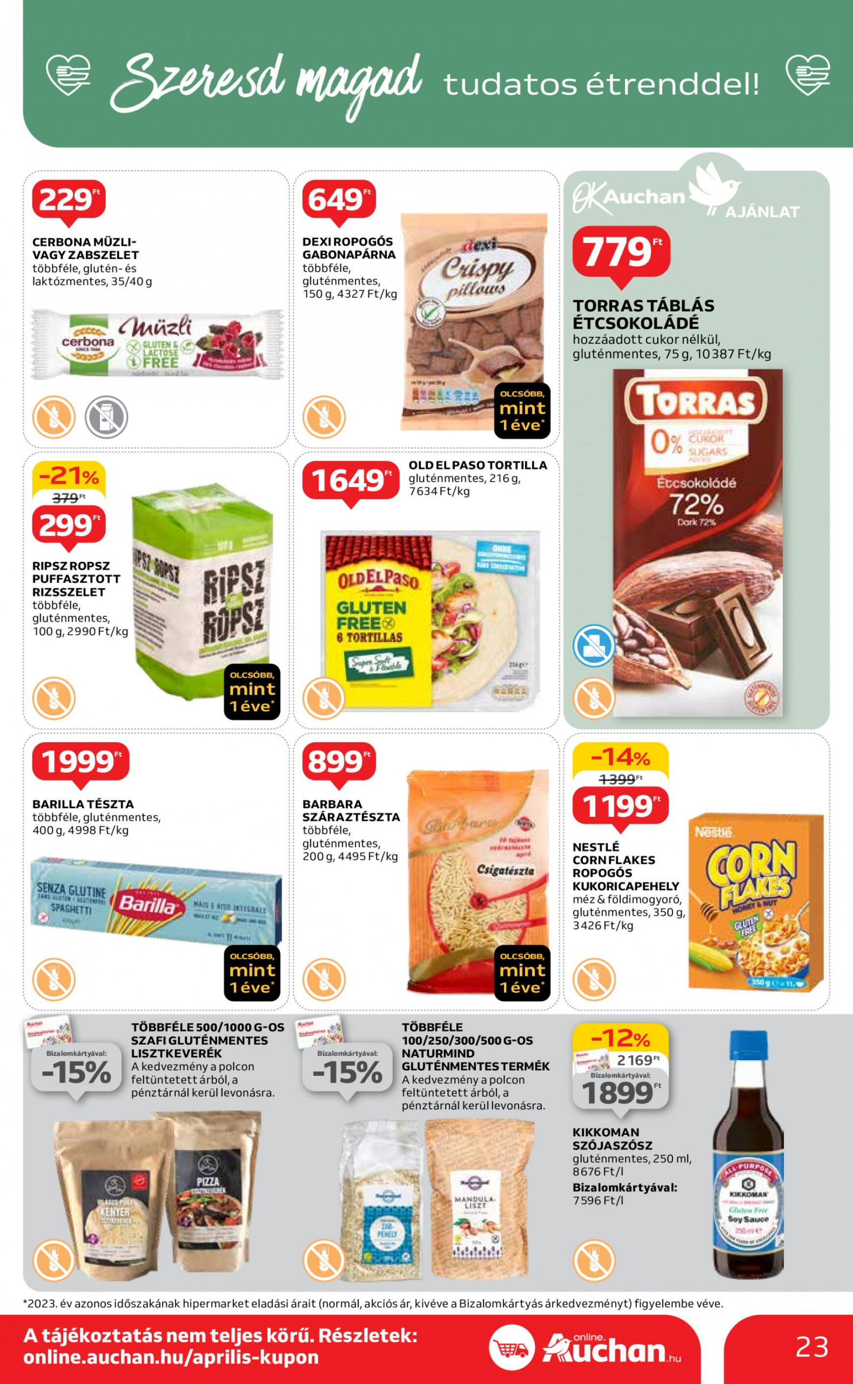 auchan - Aktuális újság Auchan 04.18. - 04.24. - page: 23