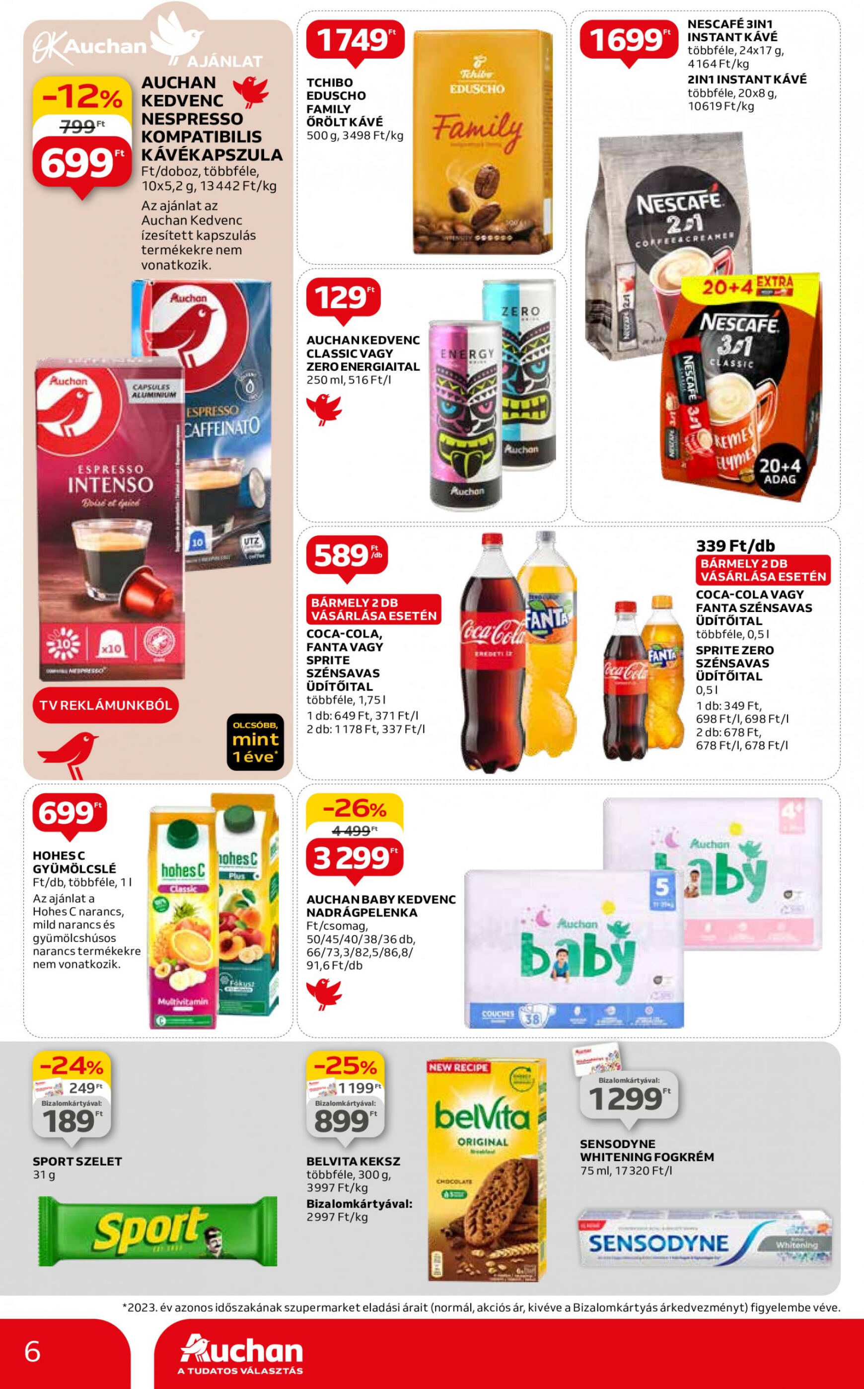 auchan - Aktuális újság Auchan szupermarket 04.18. - 04.24. - page: 6