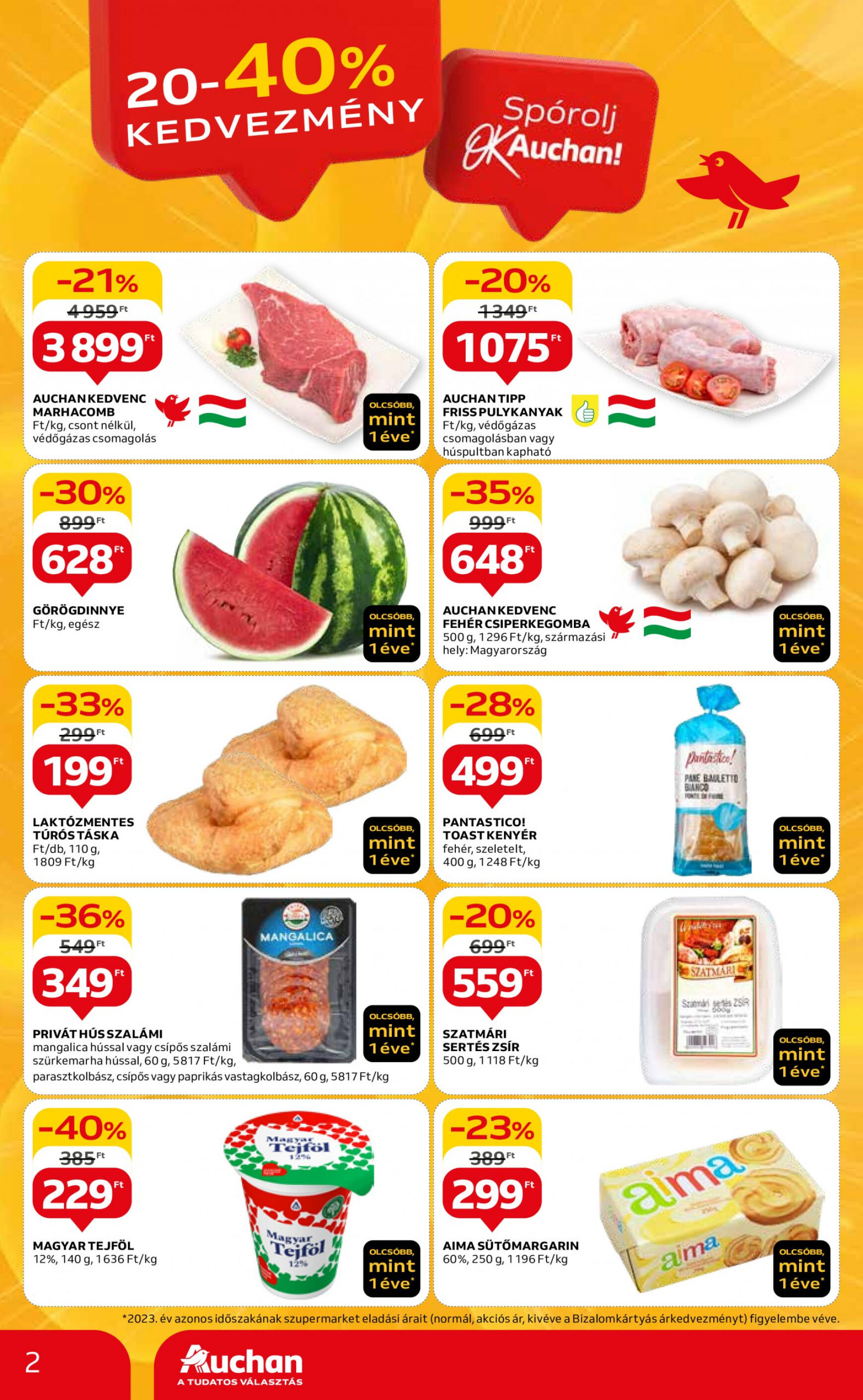 auchan - Aktuális újság Auchan szupermarket 04.18. - 04.24. - page: 2