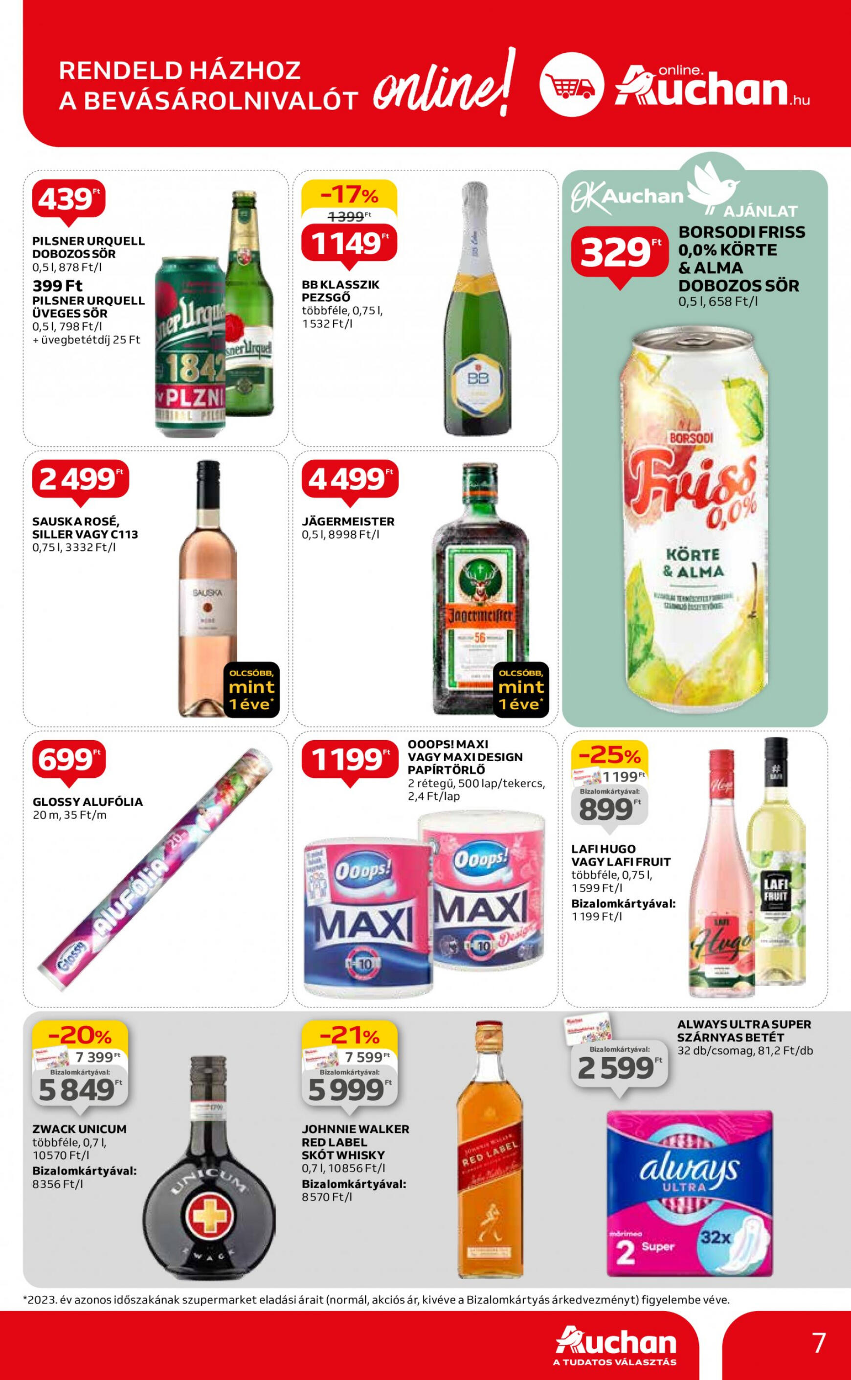 auchan - Aktuális újság Auchan szupermarket 04.18. - 04.24. - page: 7