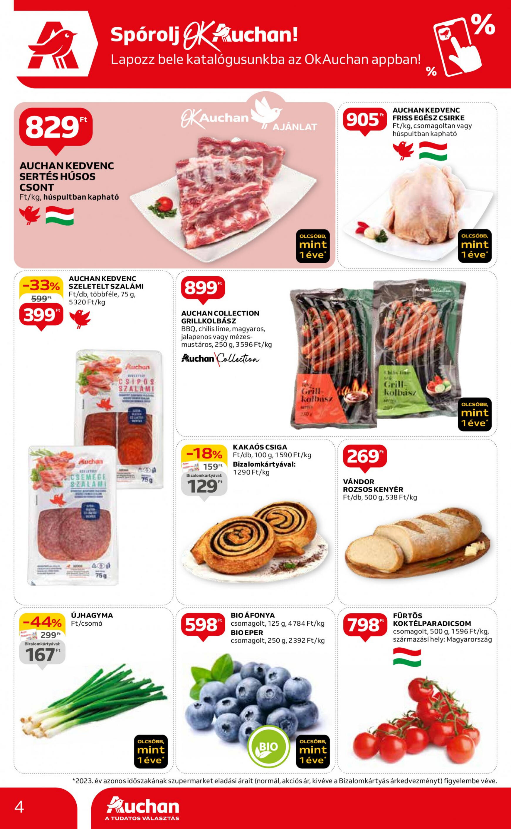 auchan - Aktuális újság Auchan szupermarket 04.18. - 04.24. - page: 4