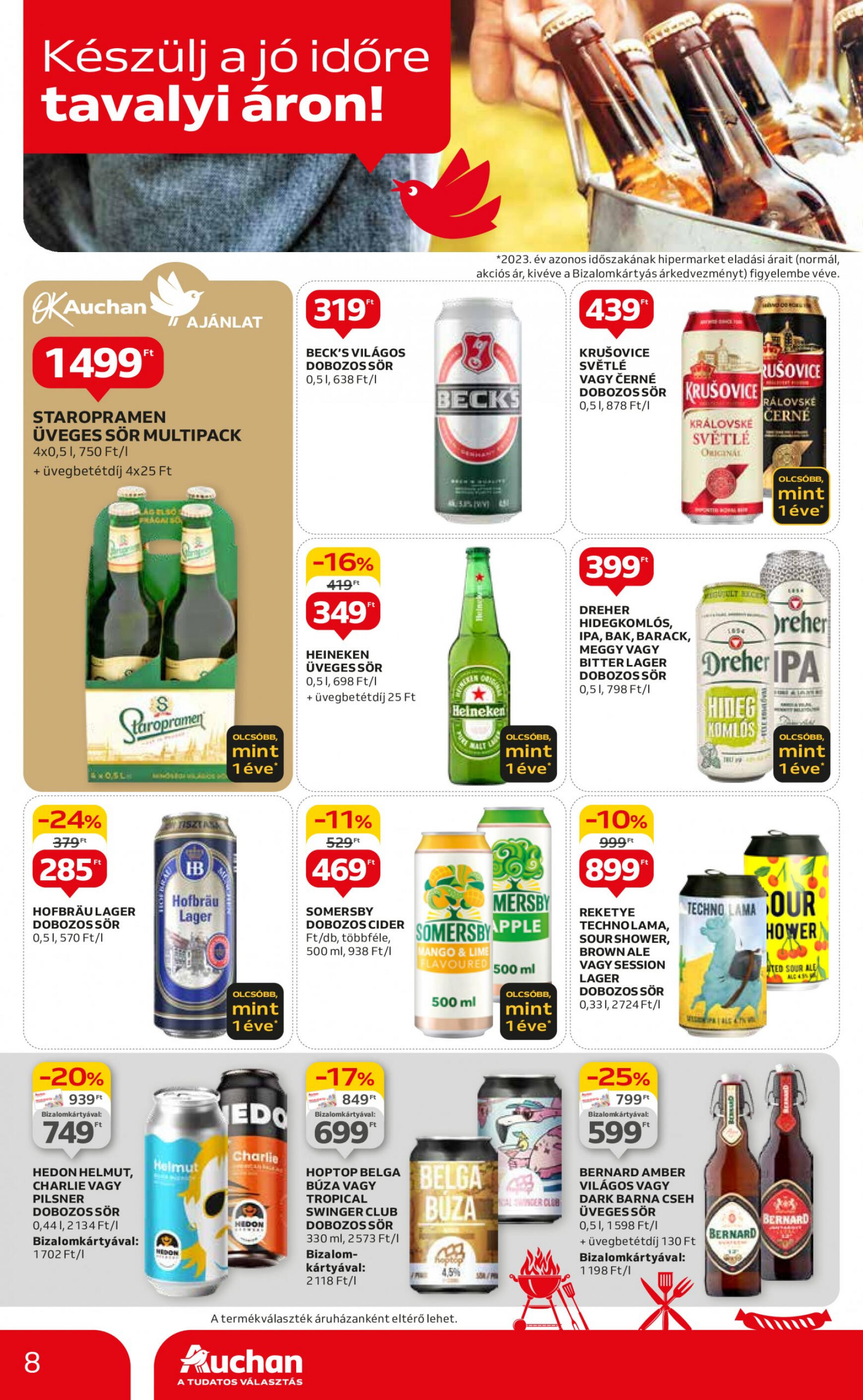 auchan - Aktuális újság Auchan 04.25. - 04.30. - page: 8