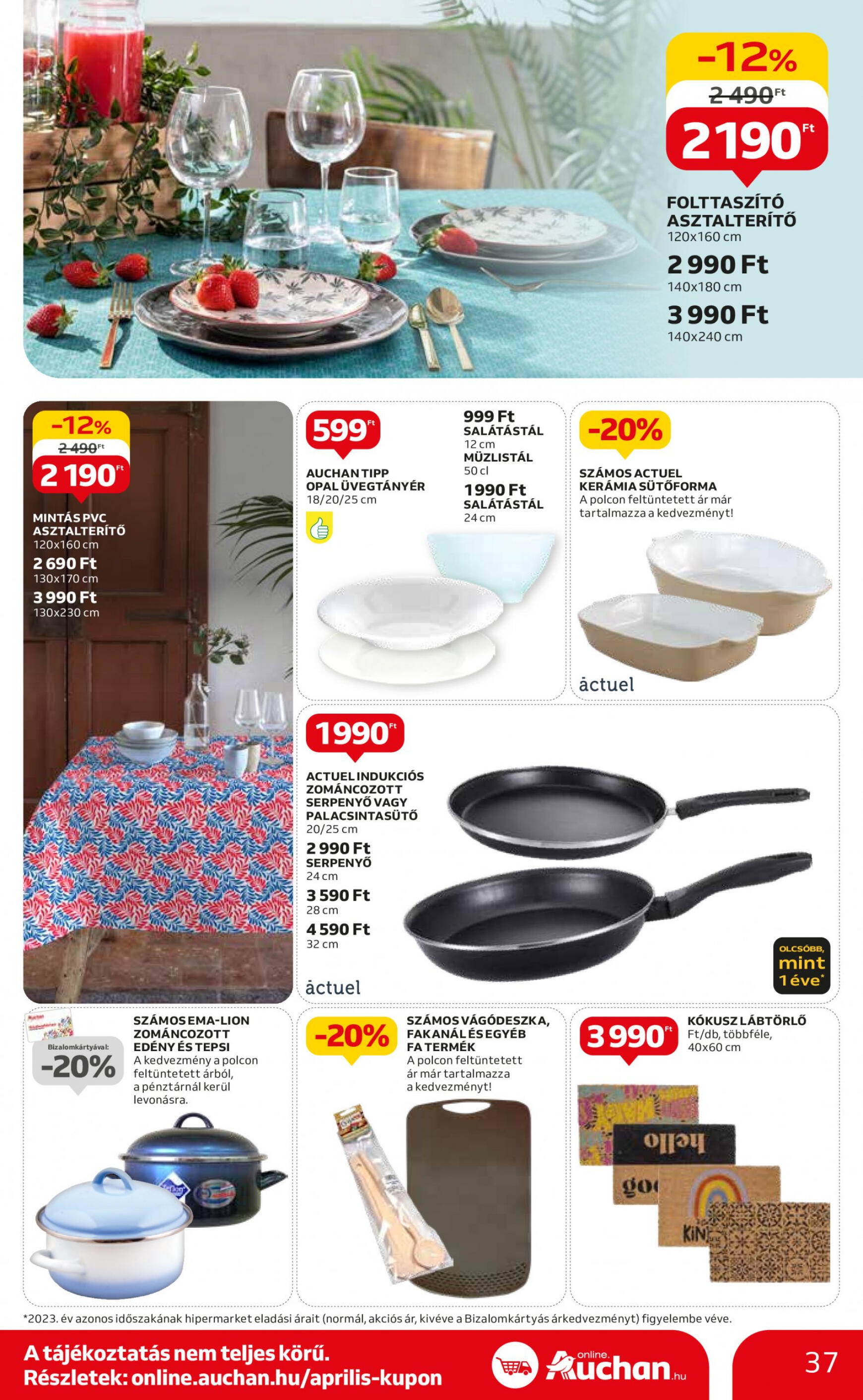 auchan - Aktuális újság Auchan 04.25. - 04.30. - page: 37