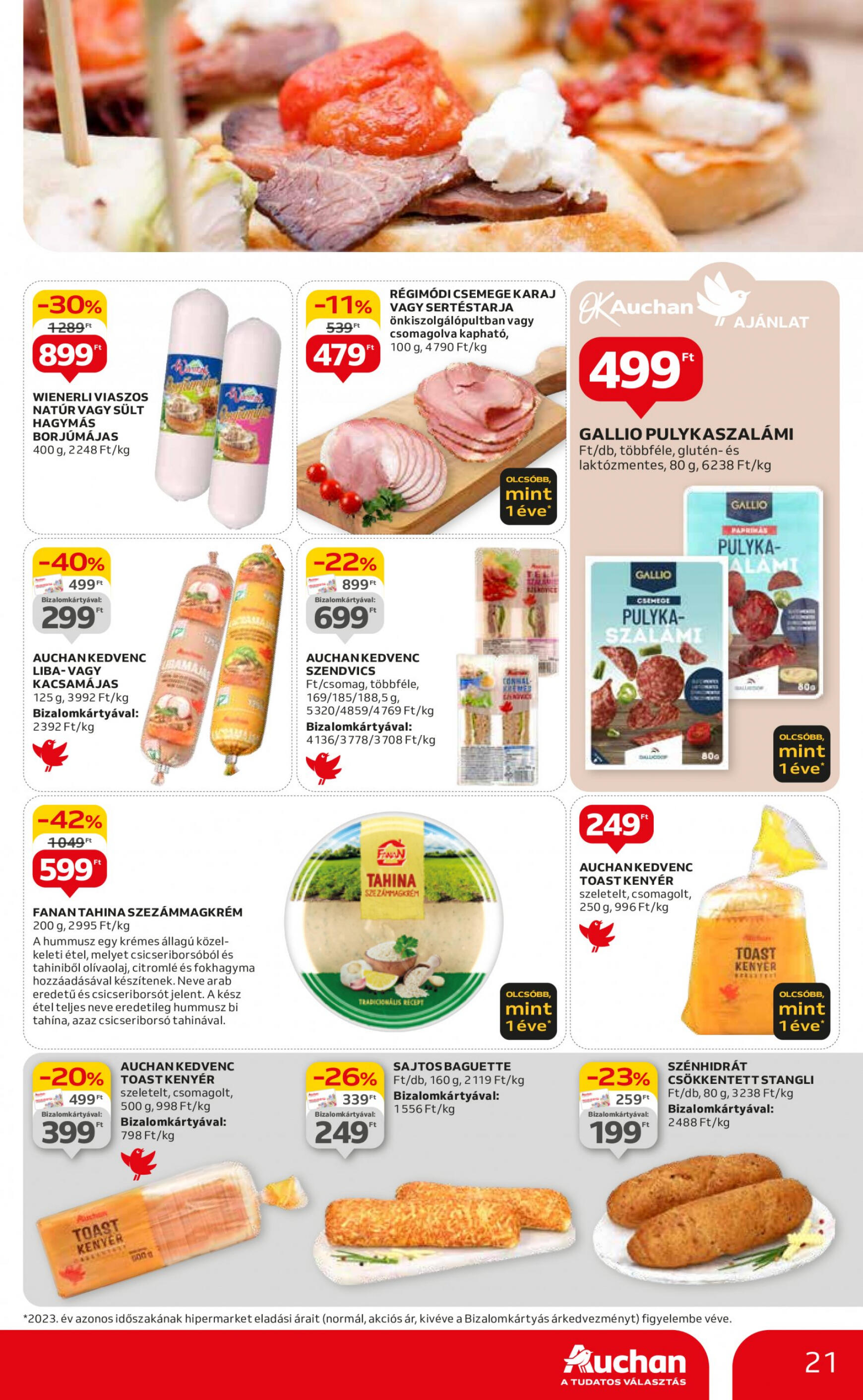 auchan - Aktuális újság Auchan 04.25. - 04.30. - page: 21