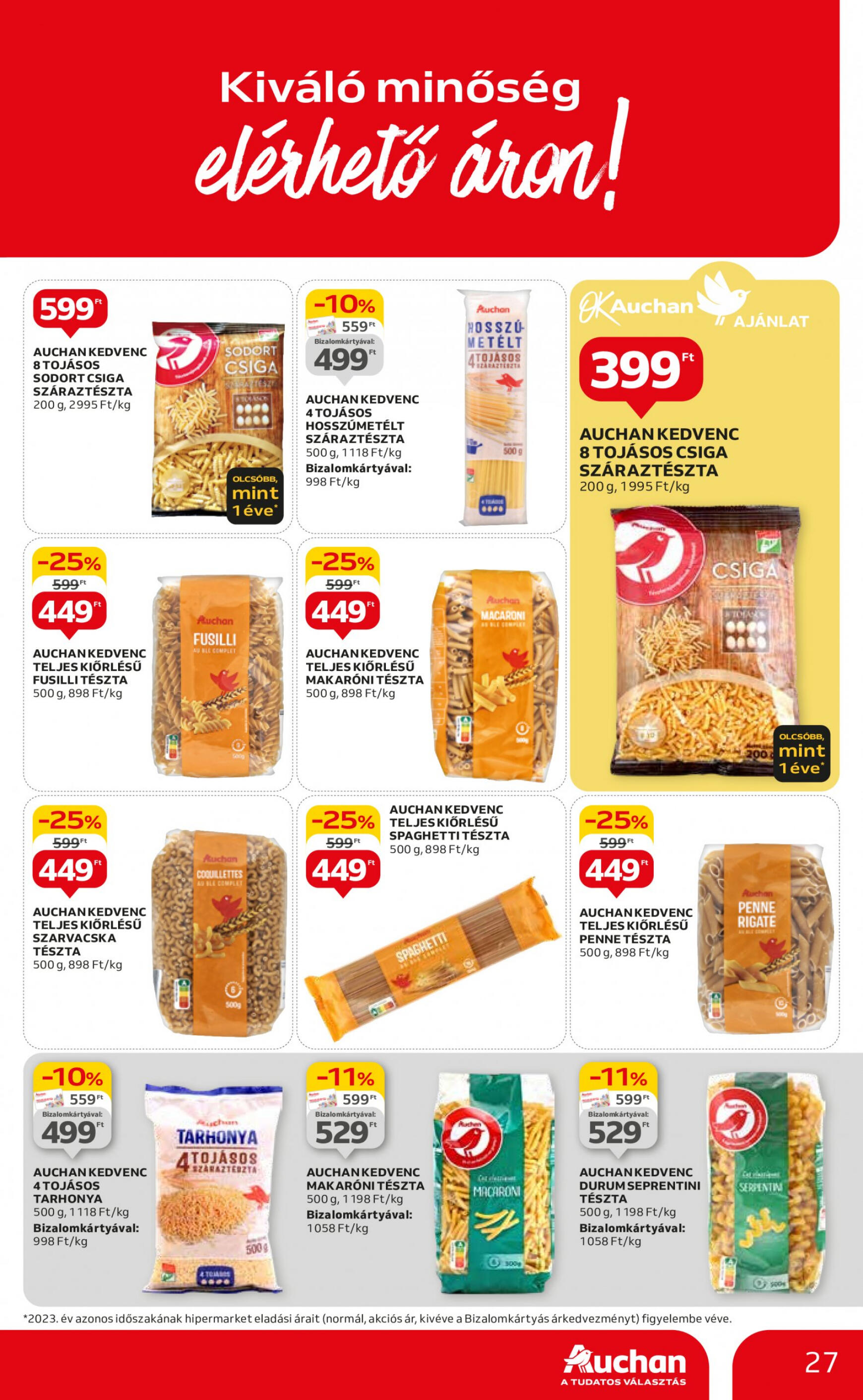 auchan - Aktuális újság Auchan 04.25. - 04.30. - page: 27