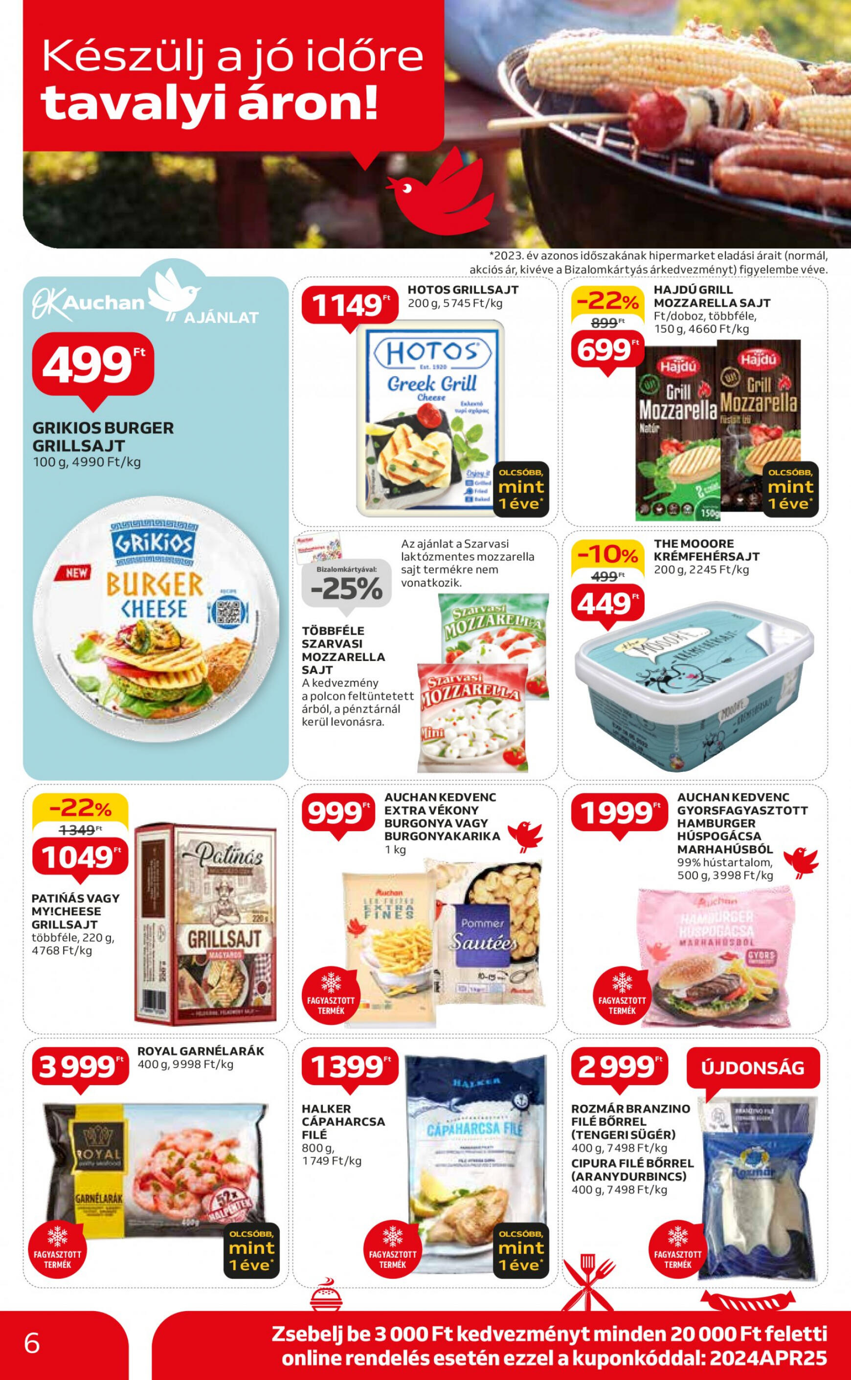 auchan - Aktuális újság Auchan 04.25. - 04.30. - page: 6