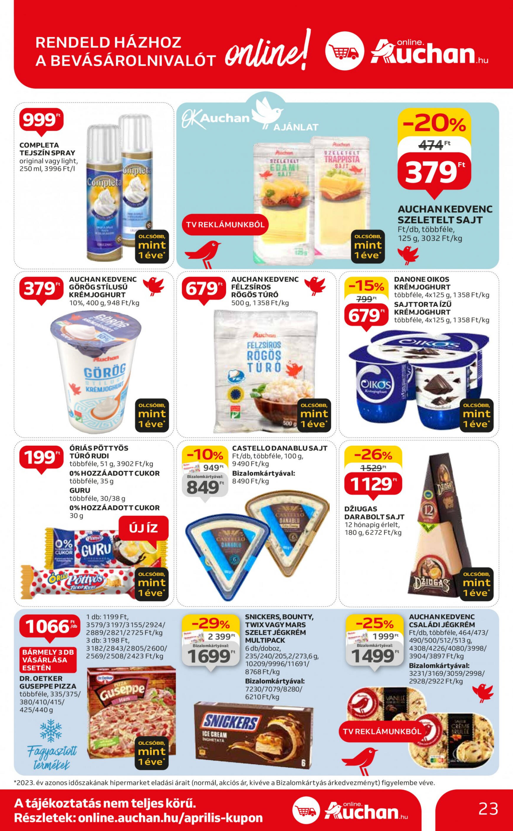 auchan - Aktuális újság Auchan 04.25. - 04.30. - page: 23