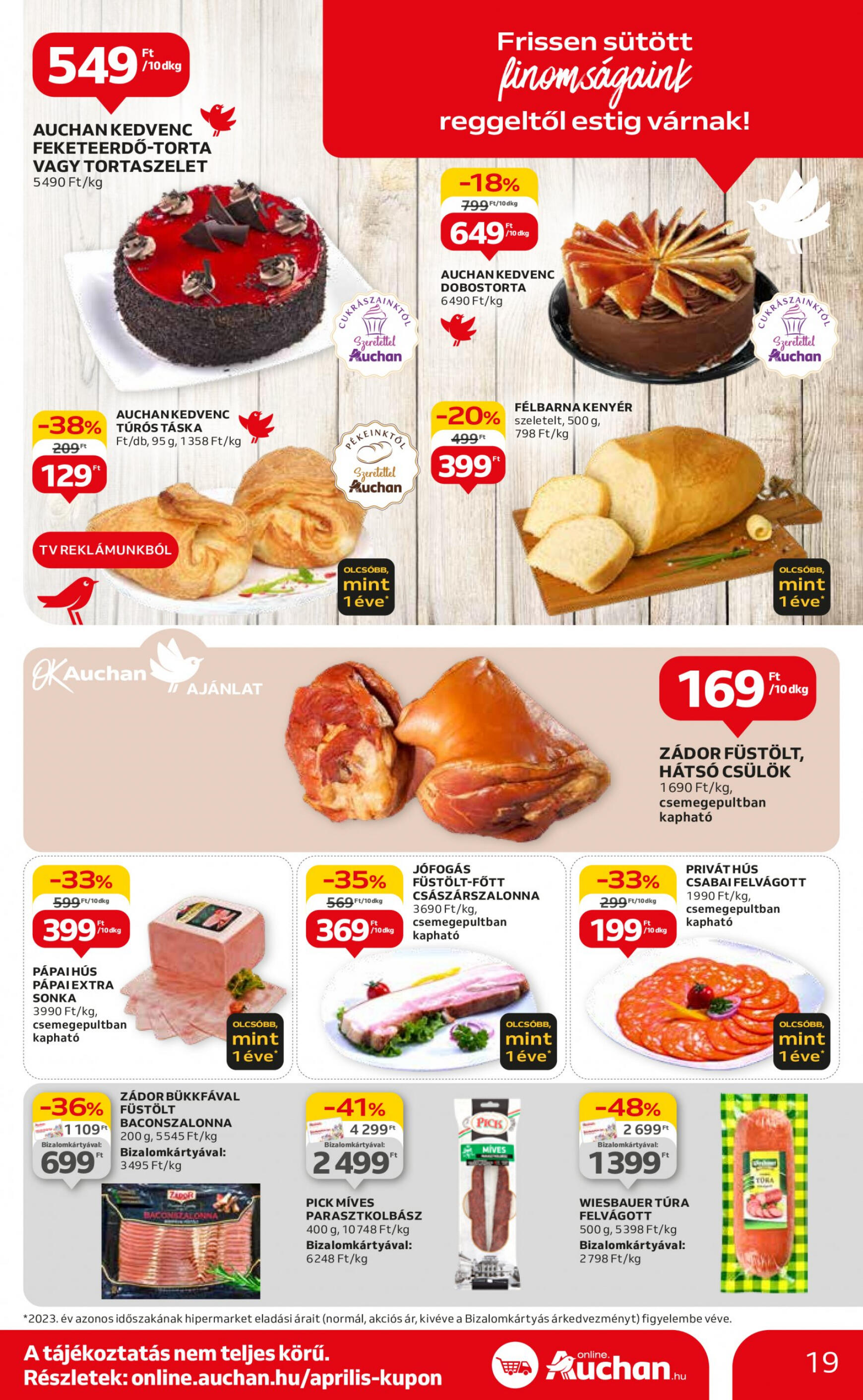 auchan - Aktuális újság Auchan 04.25. - 04.30. - page: 19