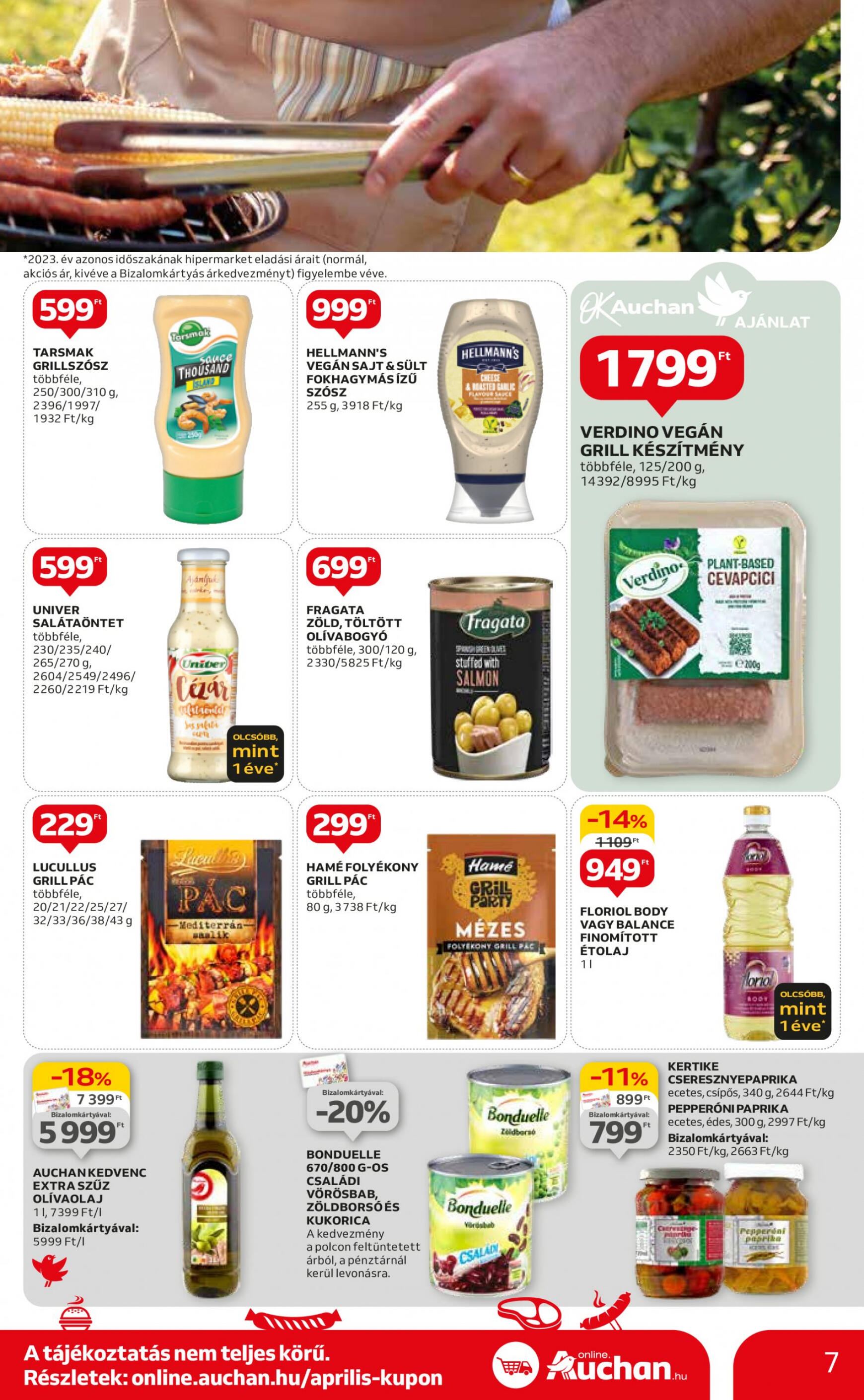auchan - Aktuális újság Auchan 04.25. - 04.30. - page: 7
