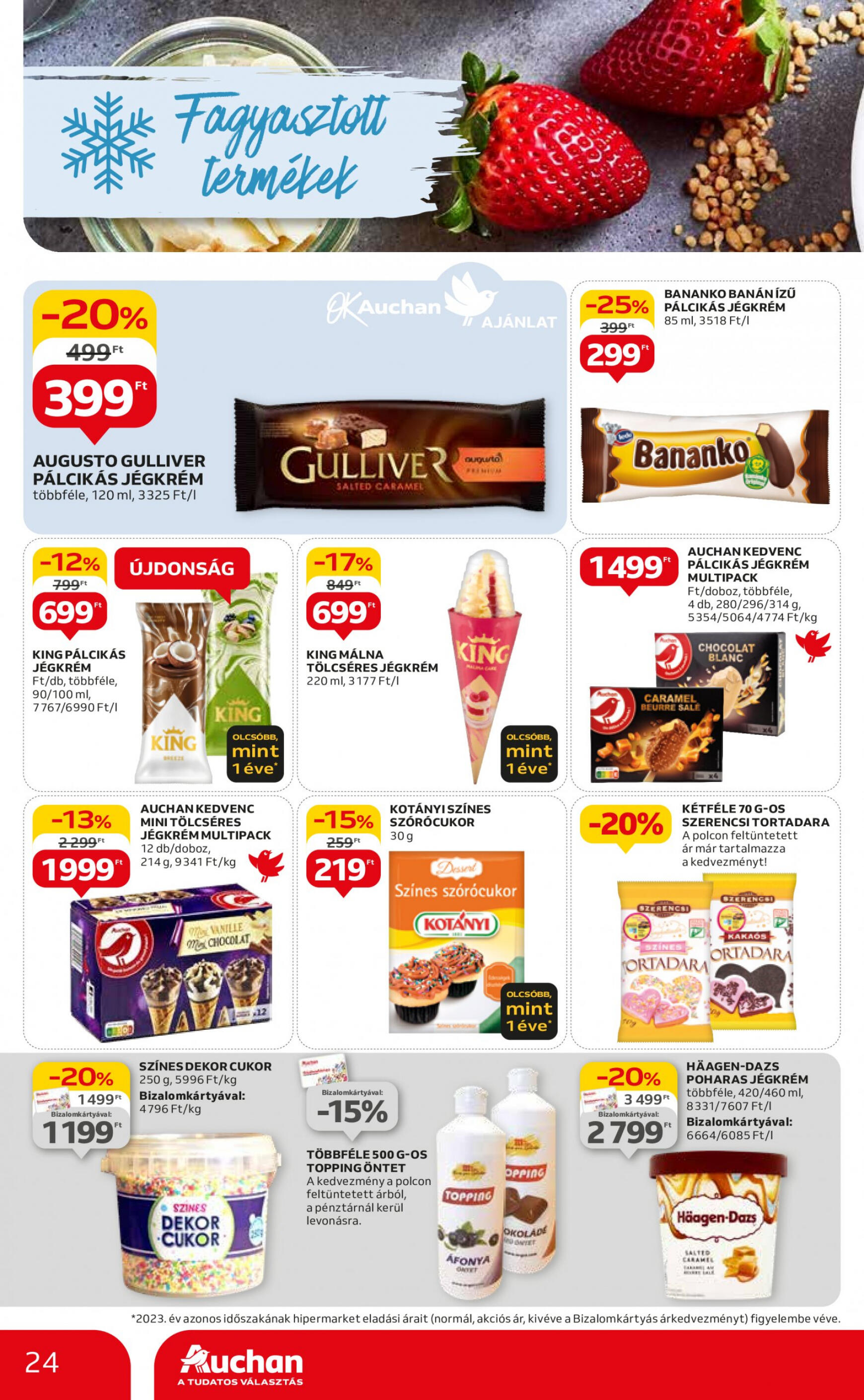 auchan - Aktuális újság Auchan 04.25. - 04.30. - page: 24