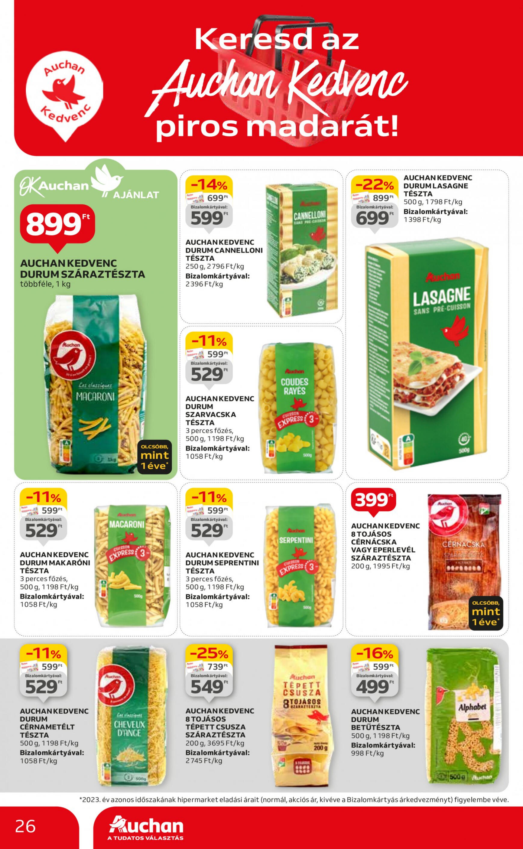 auchan - Aktuális újság Auchan 04.25. - 04.30. - page: 26