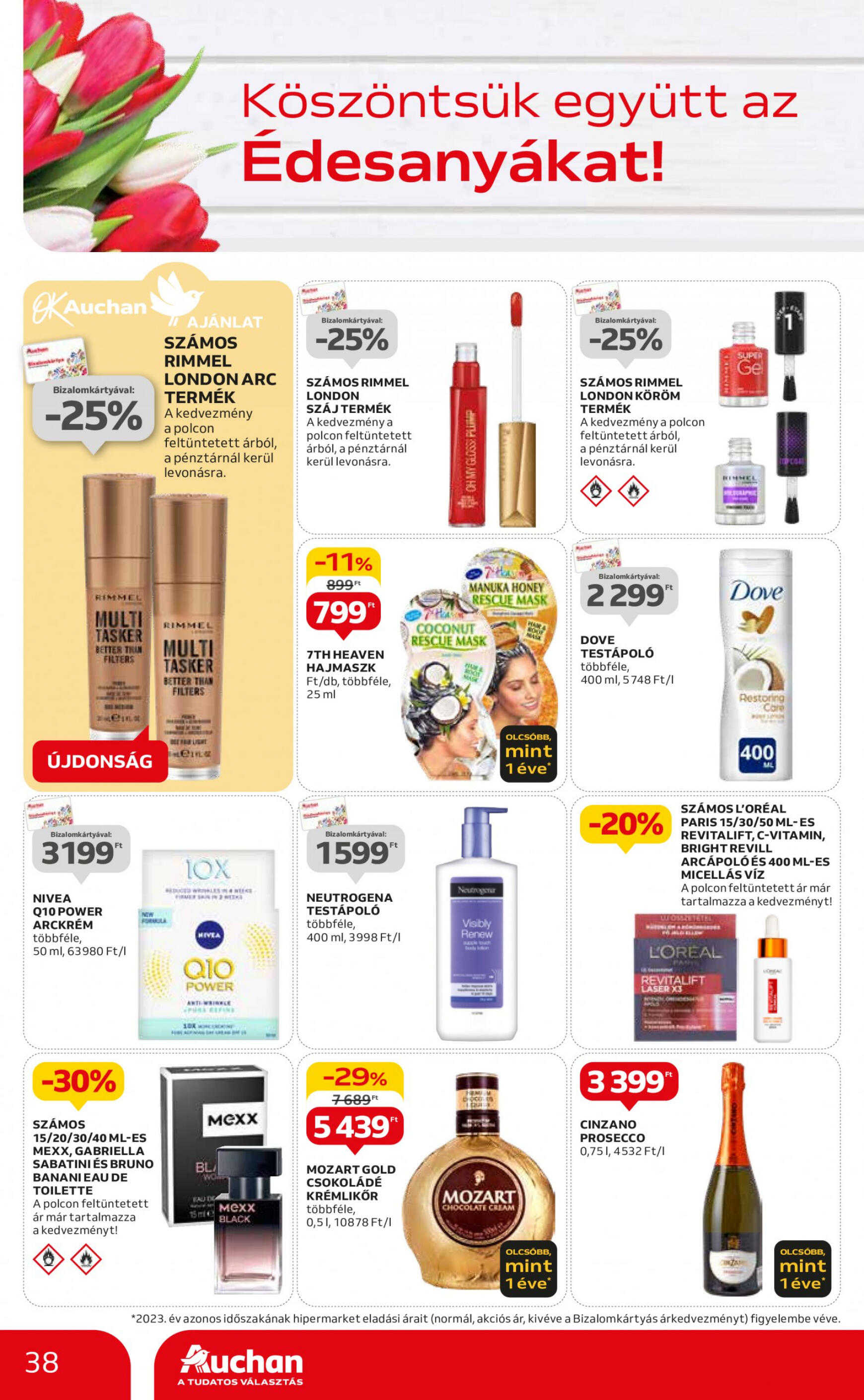 auchan - Aktuális újság Auchan 04.25. - 04.30. - page: 38