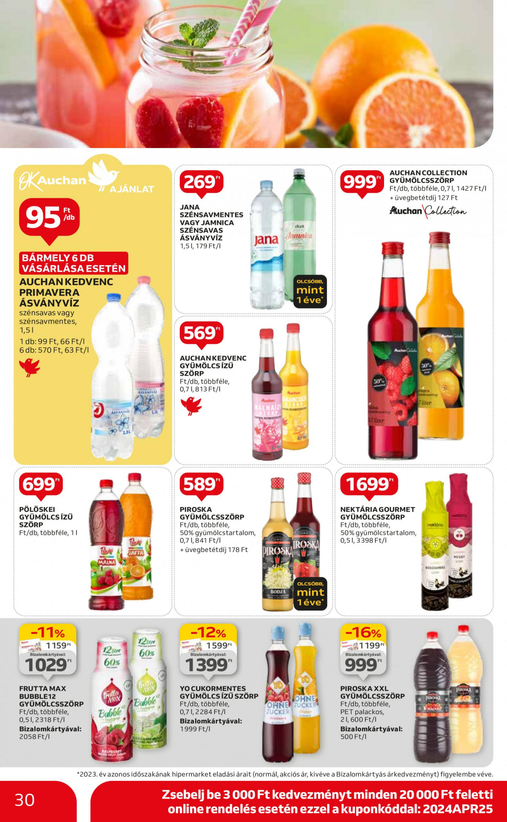 auchan - Aktuális újság Auchan 04.25. - 04.30. - page: 30