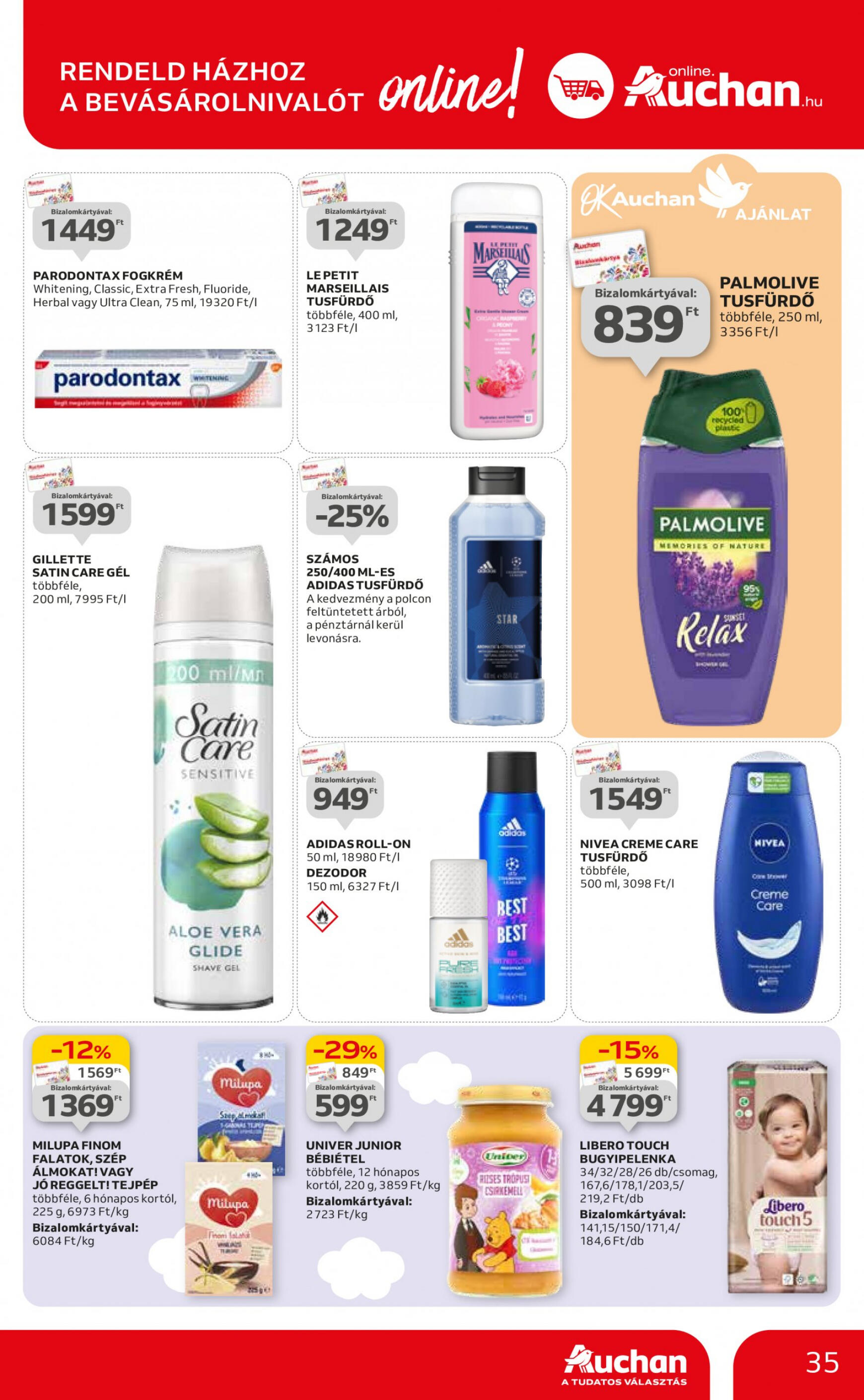 auchan - Aktuális újság Auchan 04.25. - 04.30. - page: 35