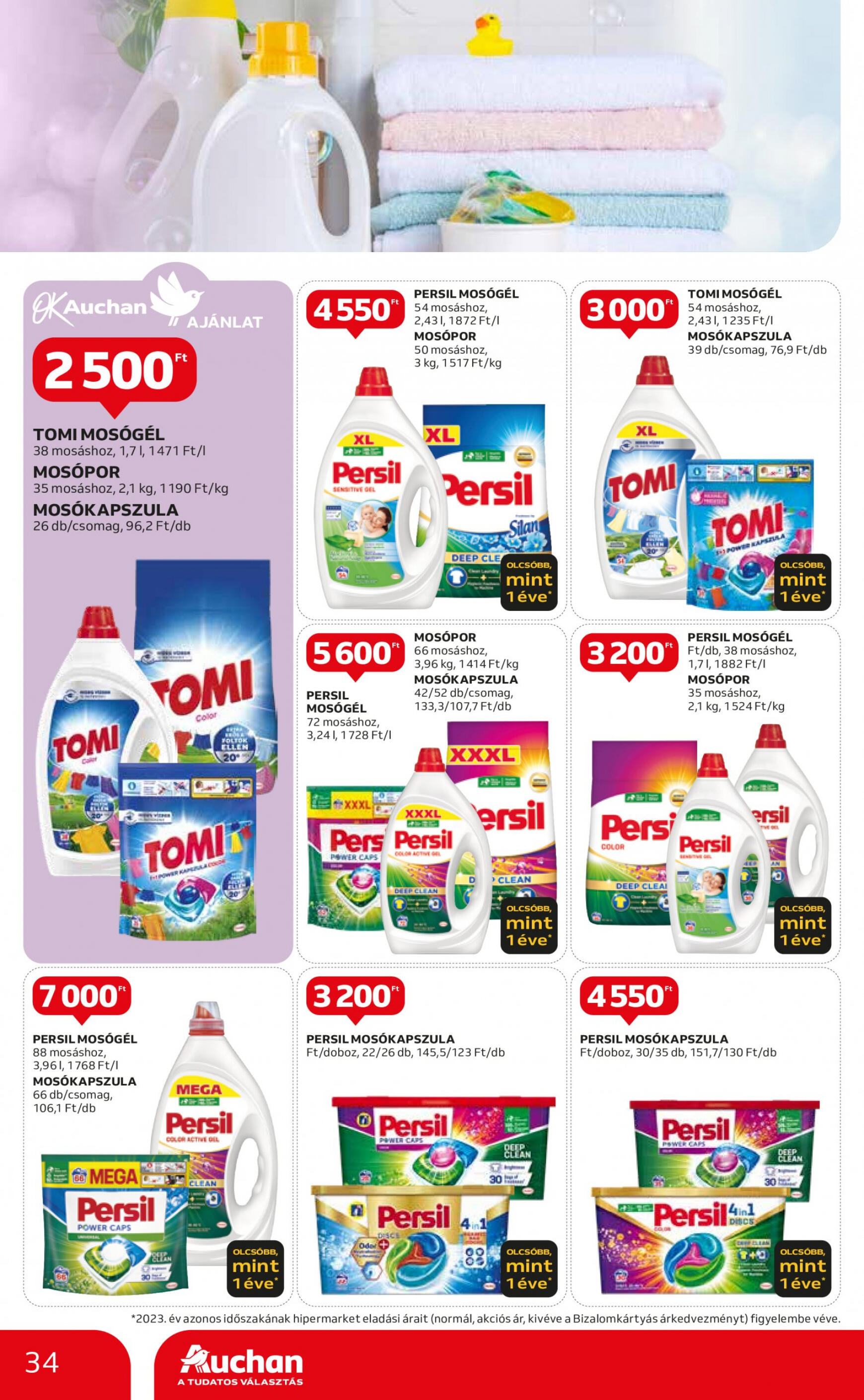 auchan - Aktuális újság Auchan 04.25. - 04.30. - page: 34