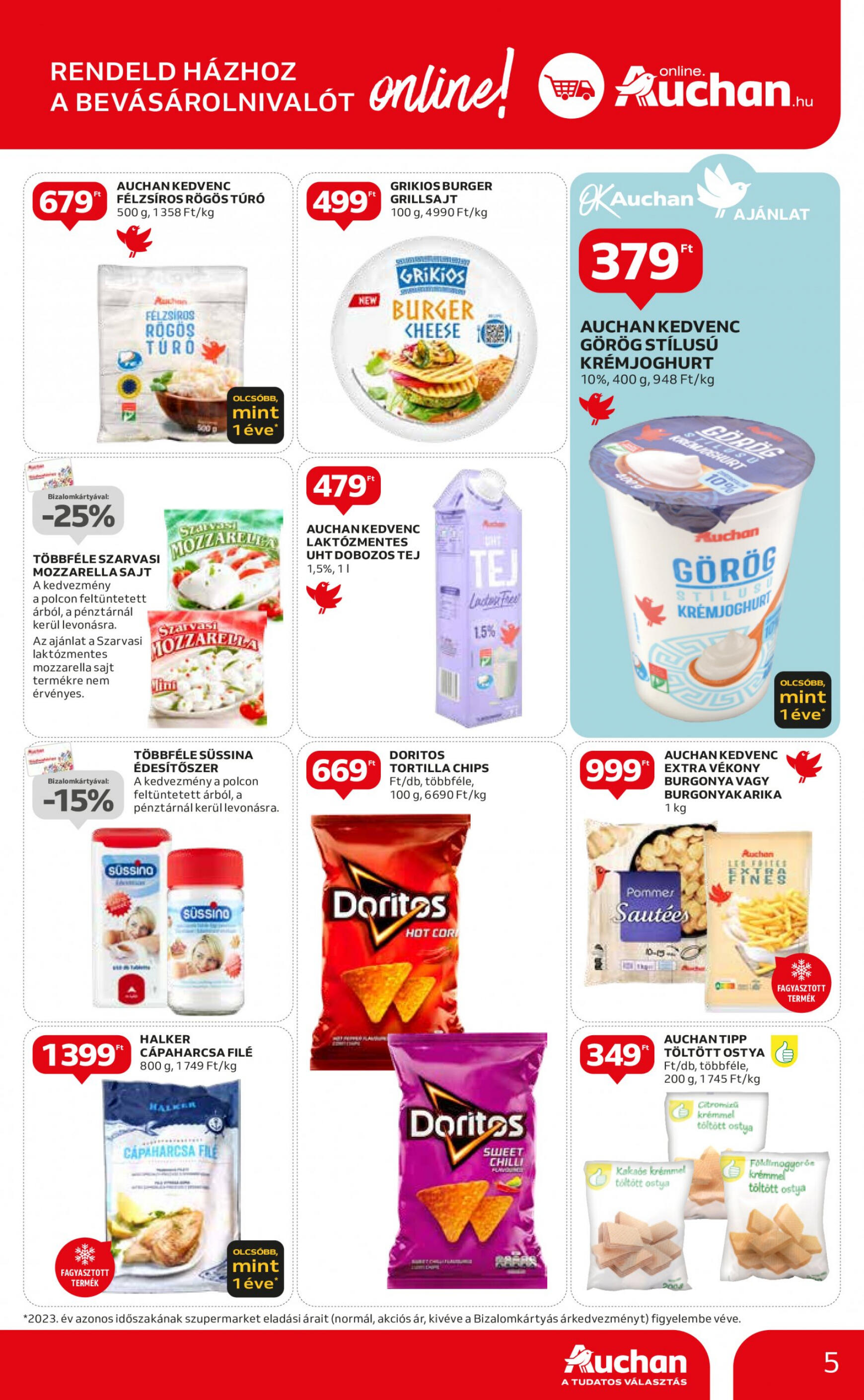 auchan - Aktuális újság Auchan szupermarket 04.25. - 05.30. - page: 5