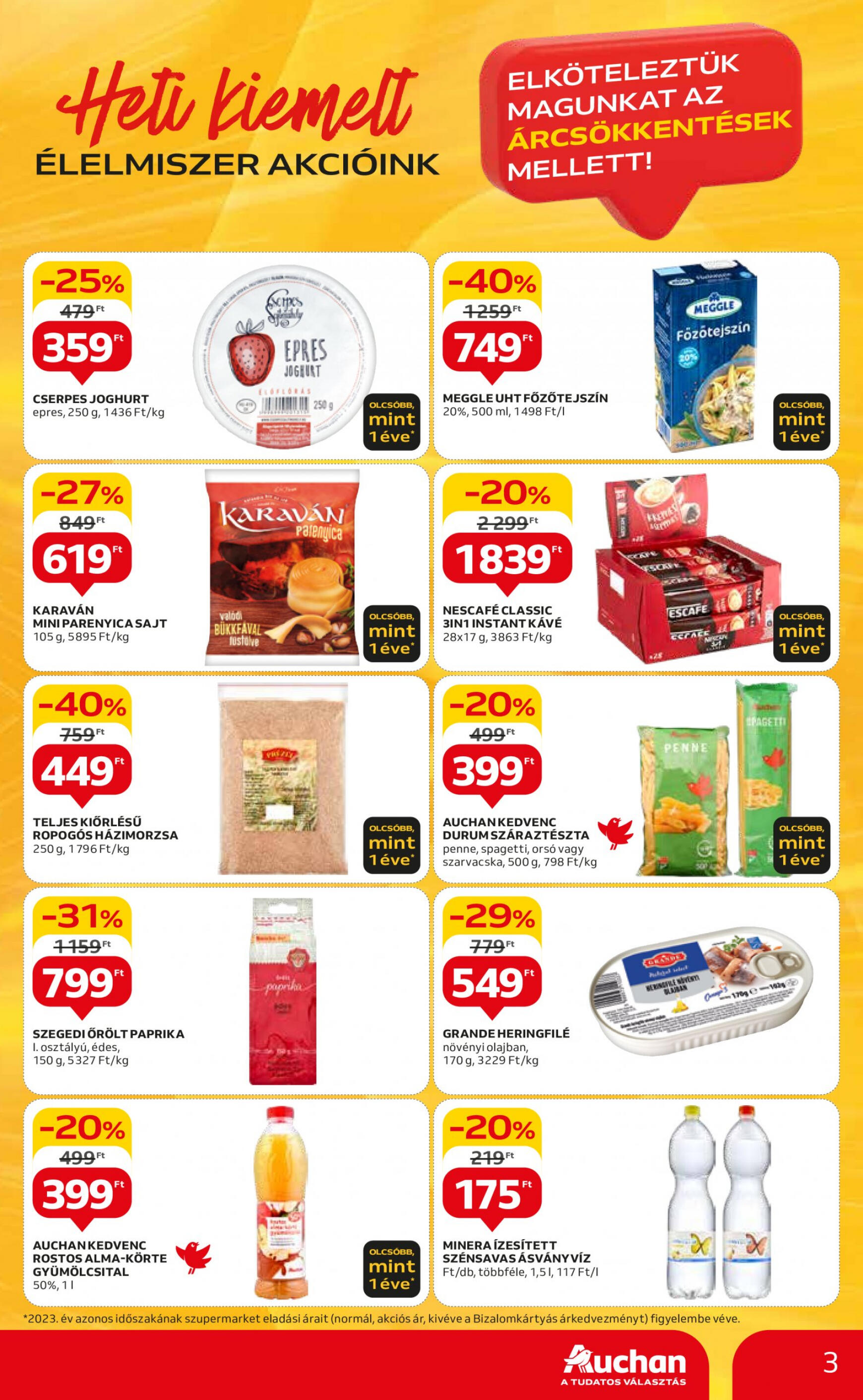 auchan - Aktuális újság Auchan szupermarket 04.25. - 05.30. - page: 3