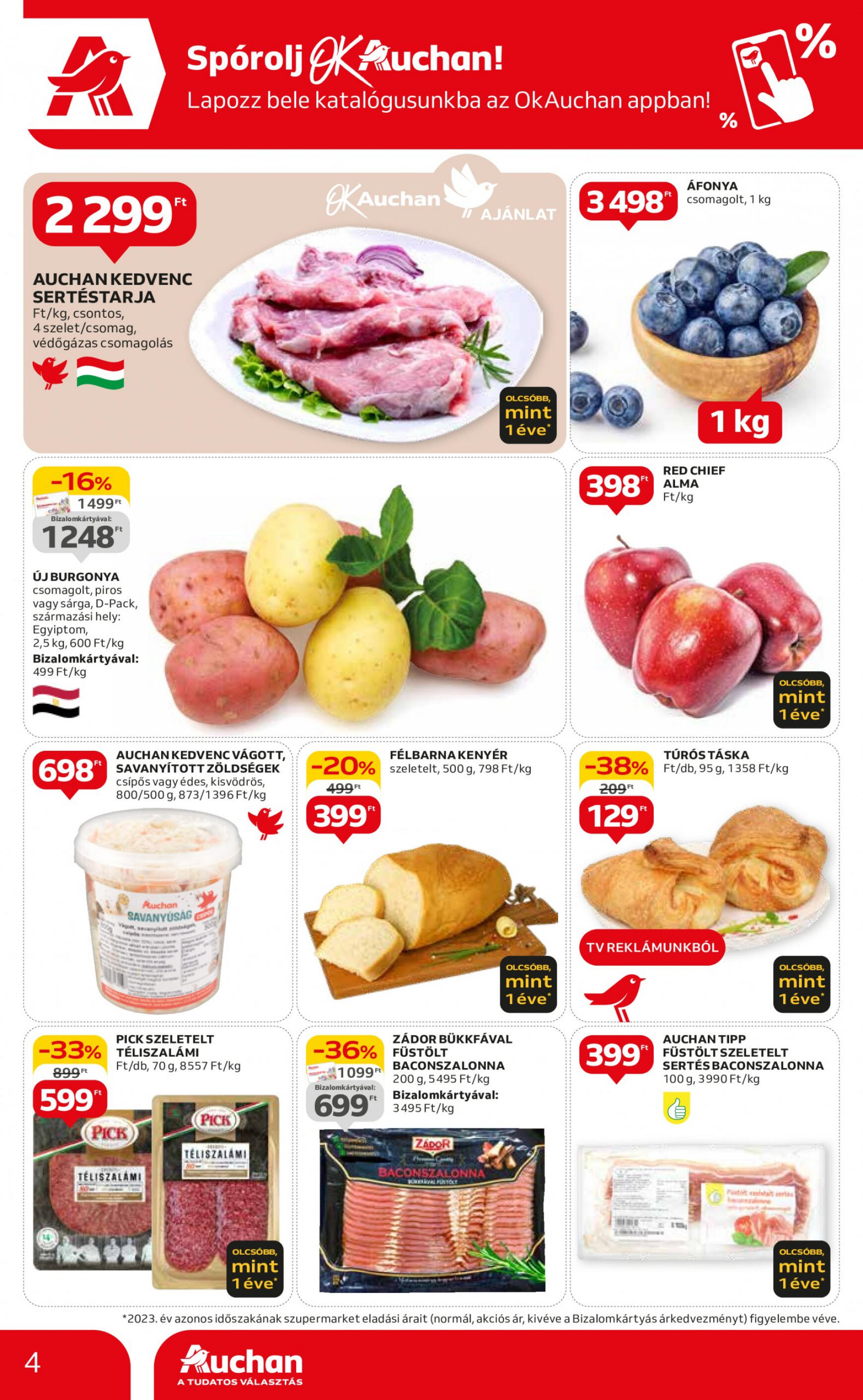 auchan - Aktuális újság Auchan szupermarket 04.25. - 05.30. - page: 4