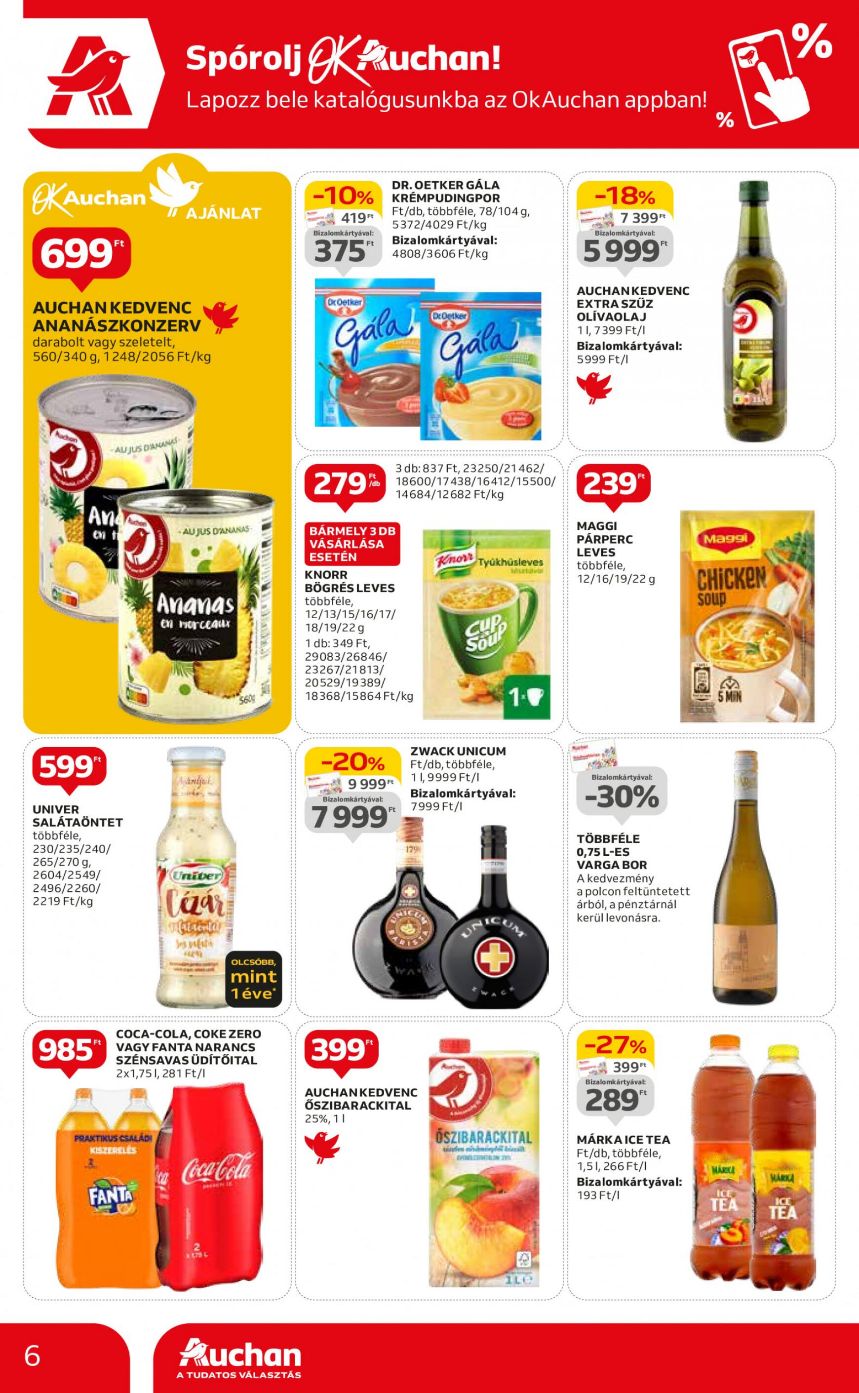auchan - Aktuális újság Auchan szupermarket 04.25. - 05.30. - page: 6
