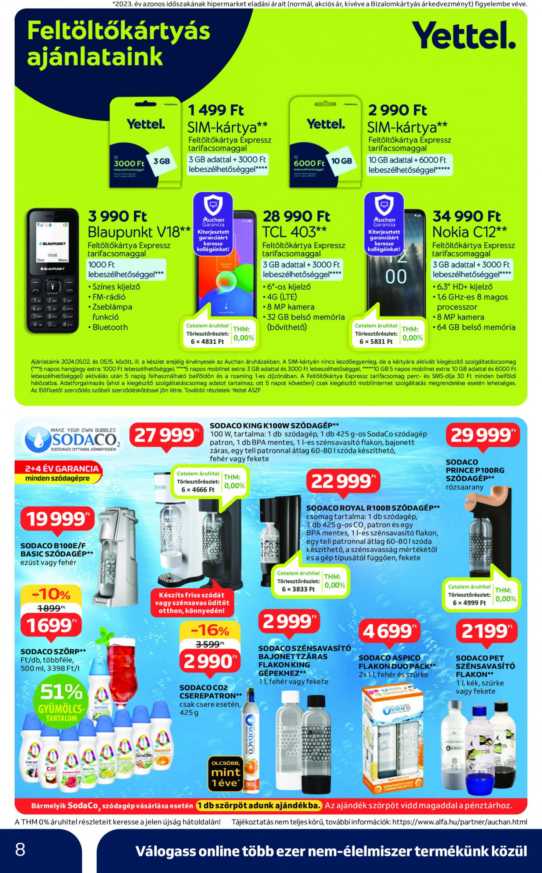 auchan - Aktuális újság Auchan 05.02. - 05.15. - page: 8
